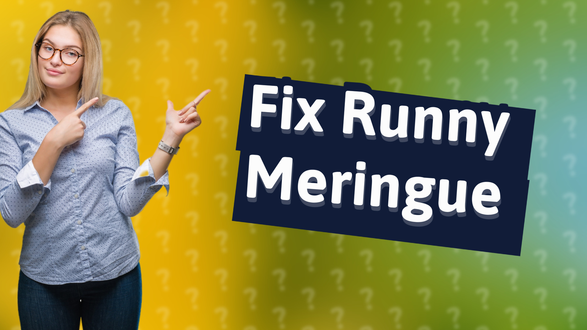 Fix Runny Meringue