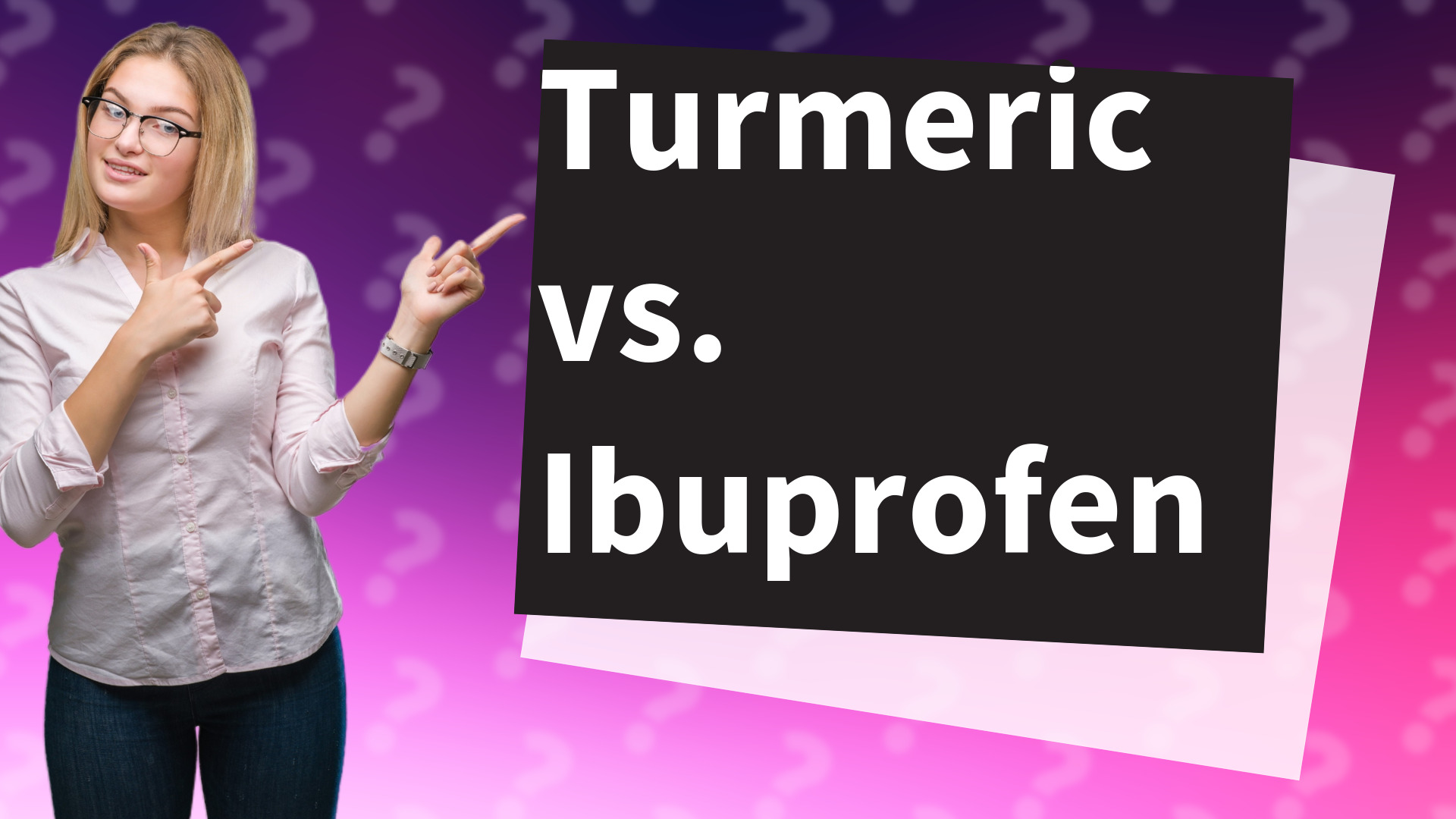Turmeric vs. Ibuprofen