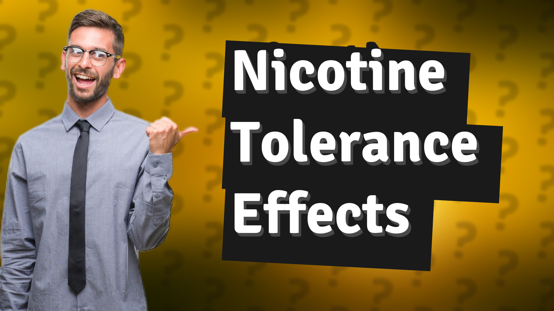 Nicotine Tolerance Effects
