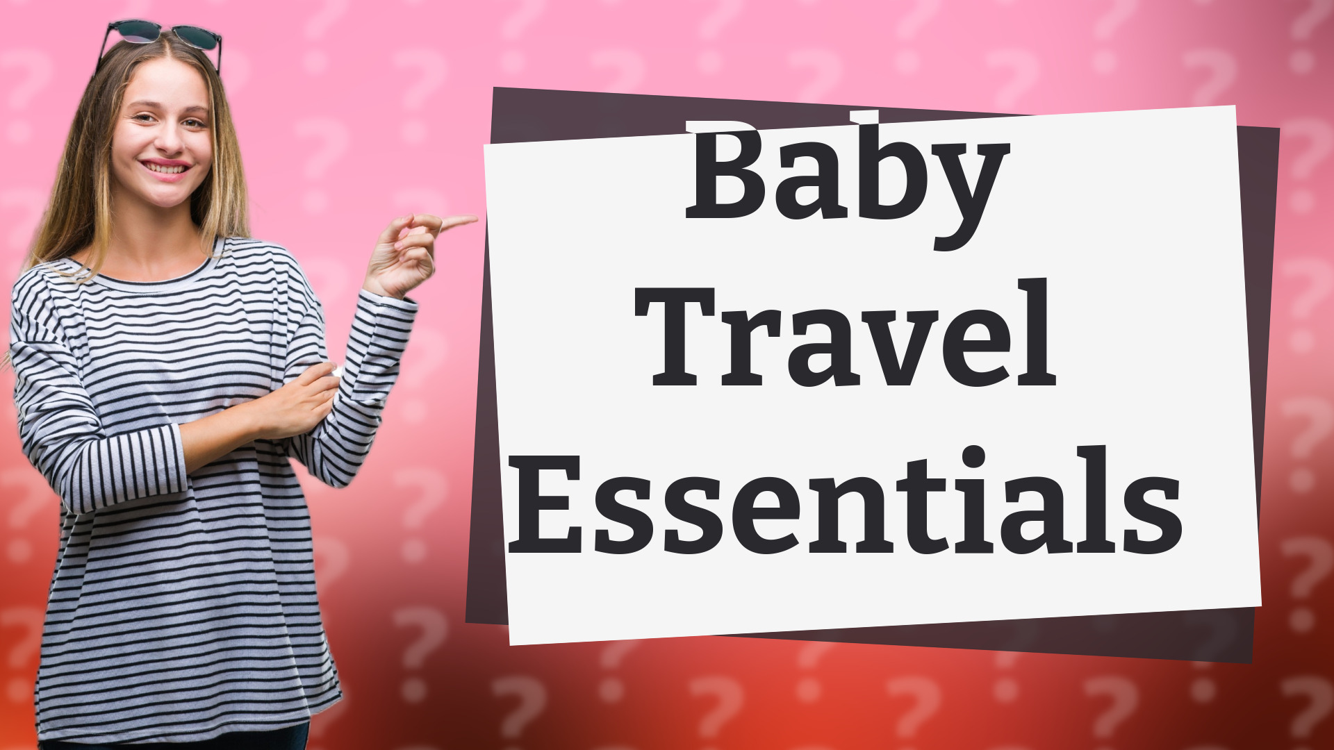 Baby Travel Essentials
