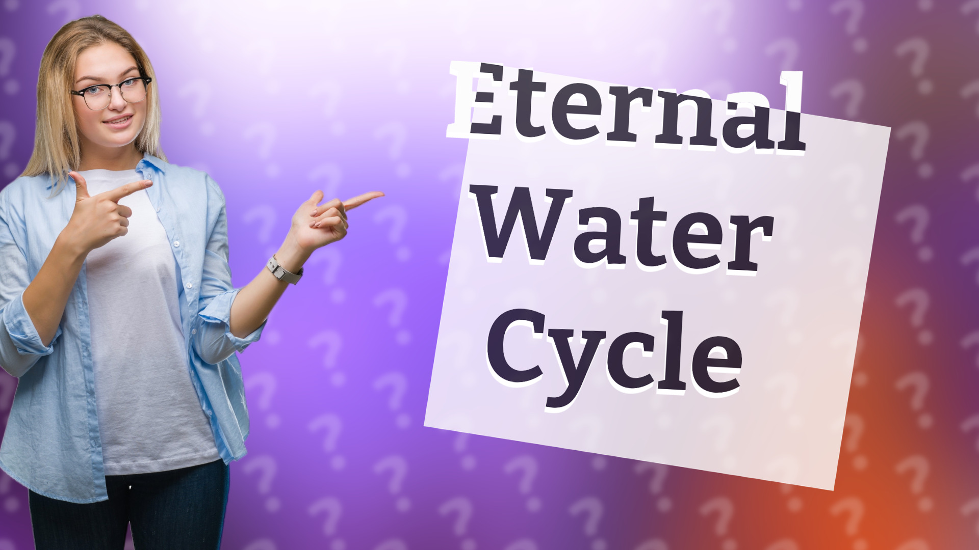 Eternal Water Cycle