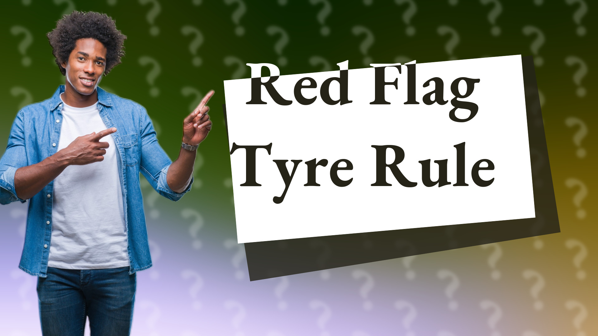 Red Flag Tyre Rule