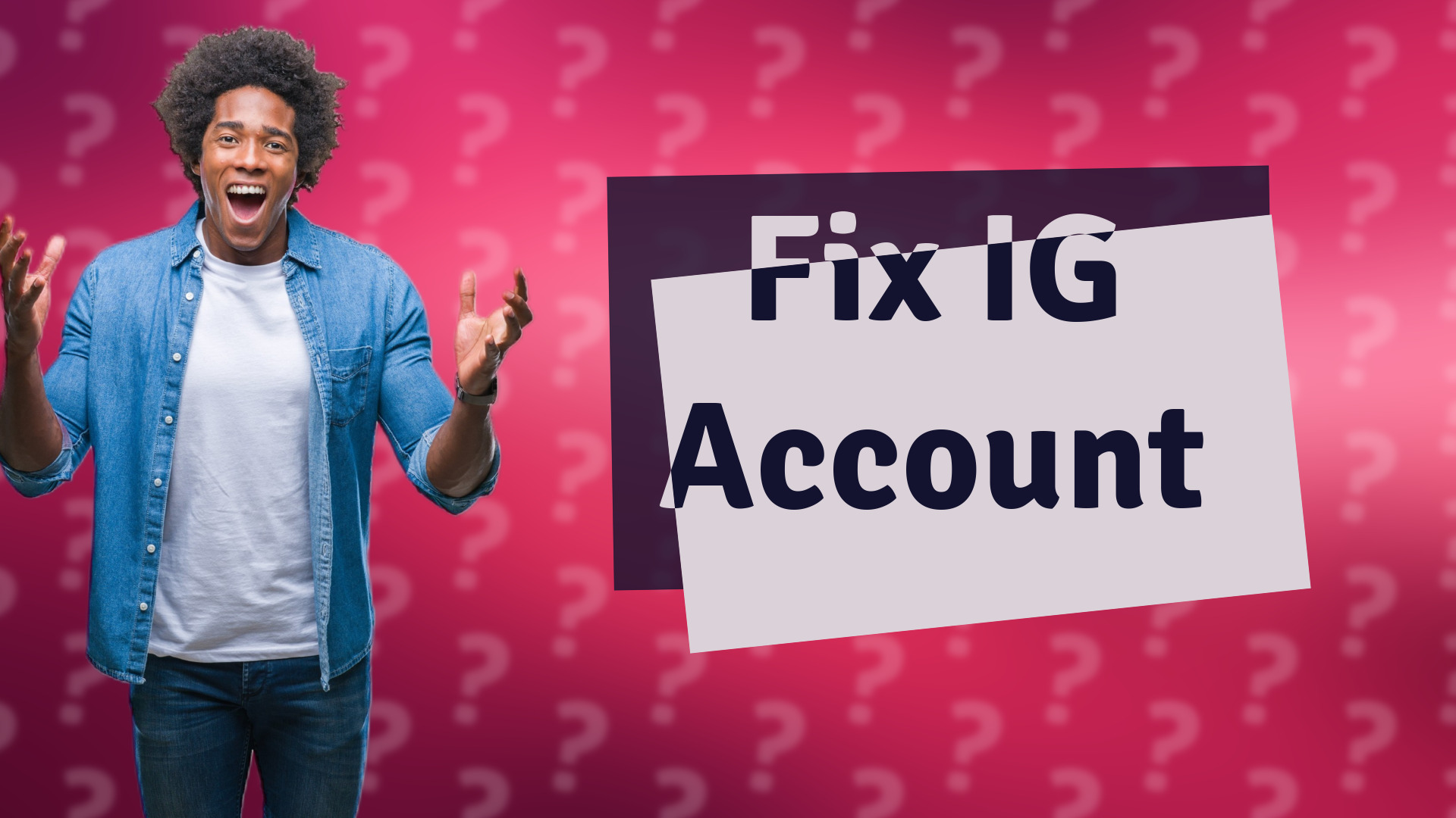 Fix IG Account