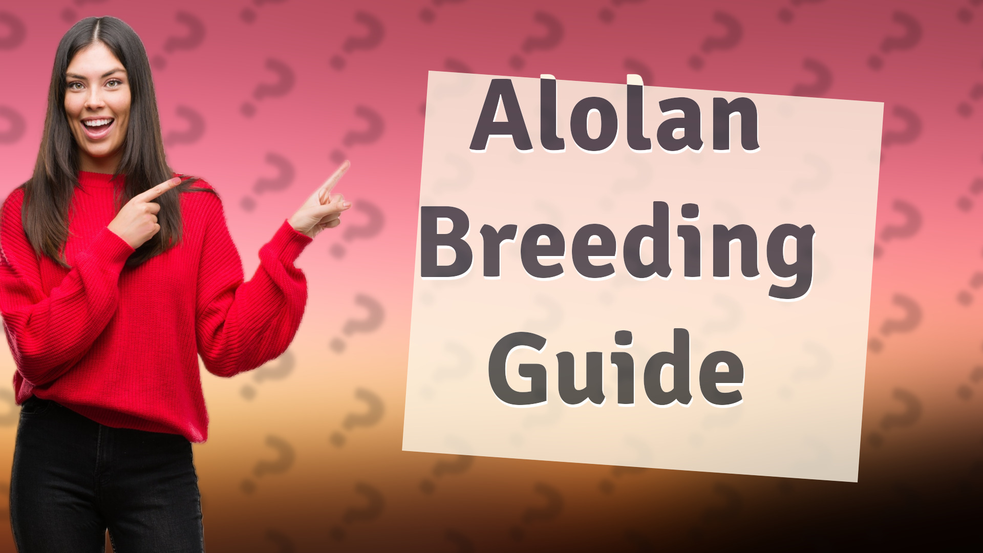 Alolan Breeding Guide