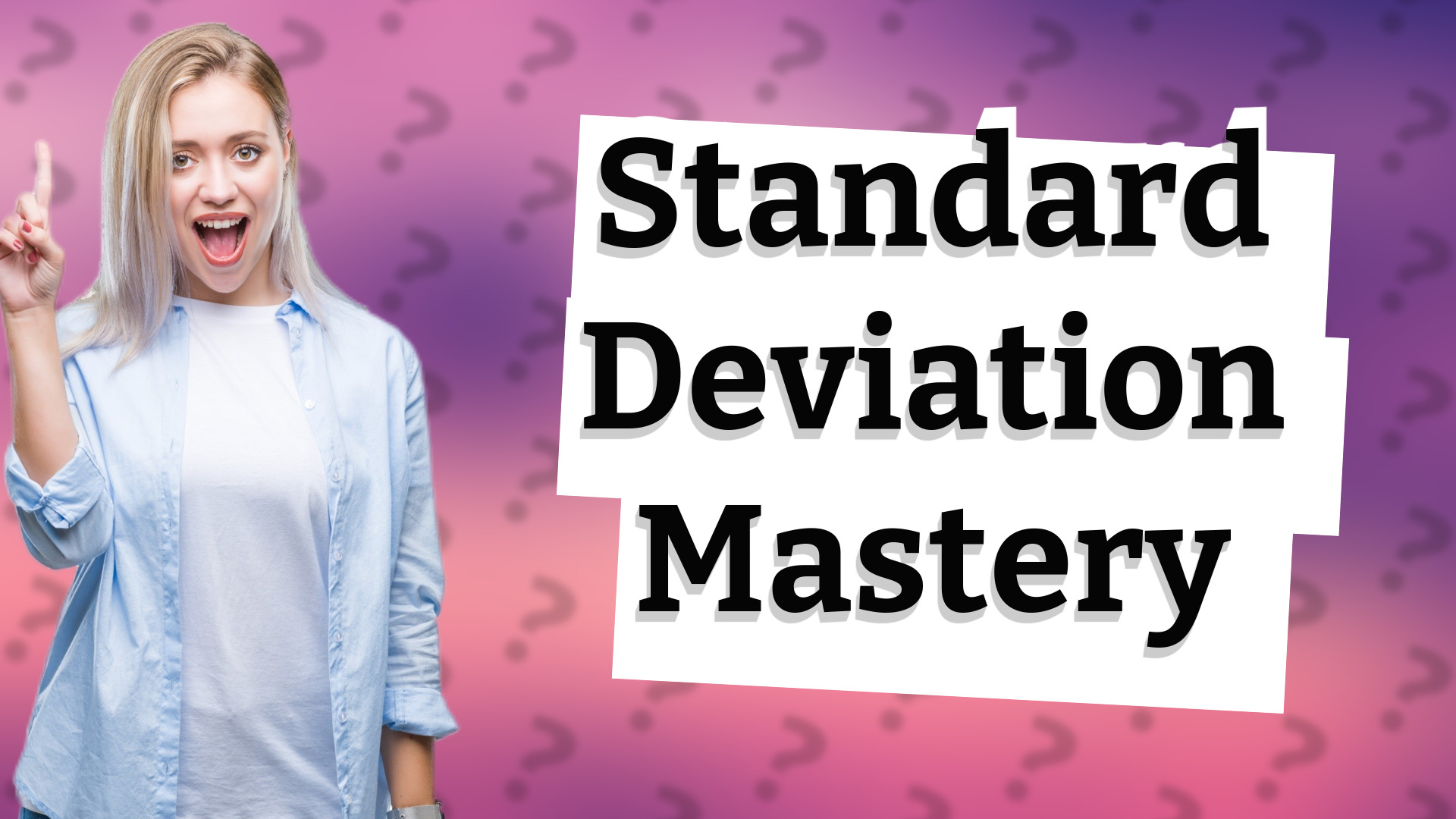 Standard Deviation Mastery