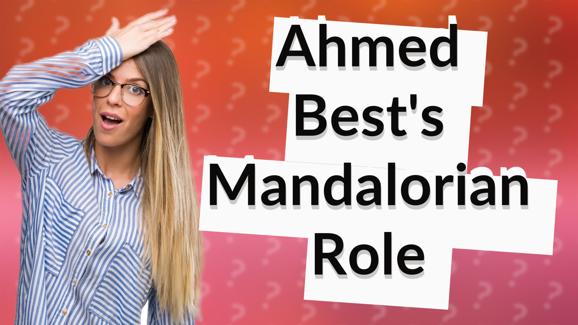 Ahmed Best's Mandalorian Role