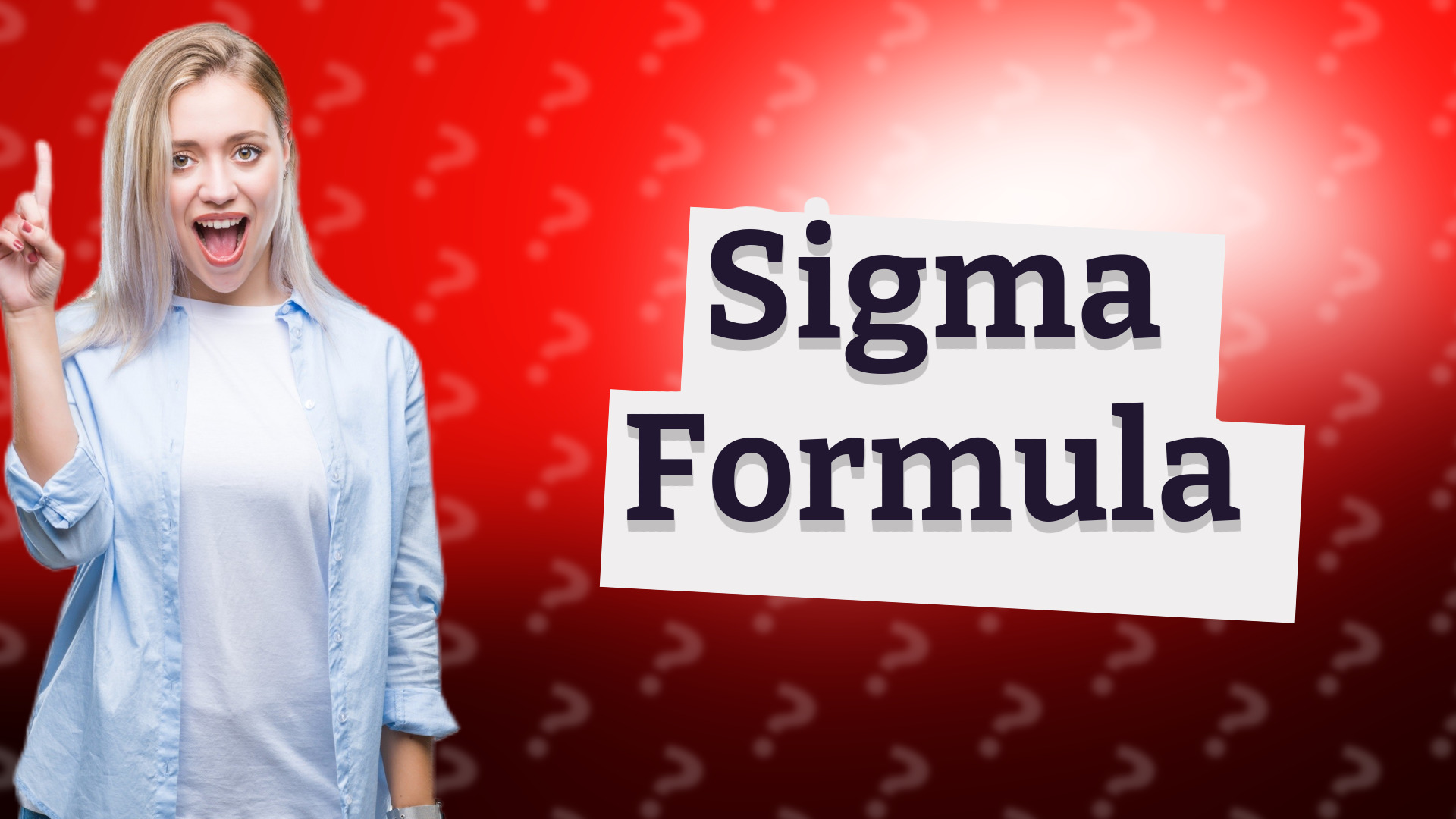 Sigma Formula