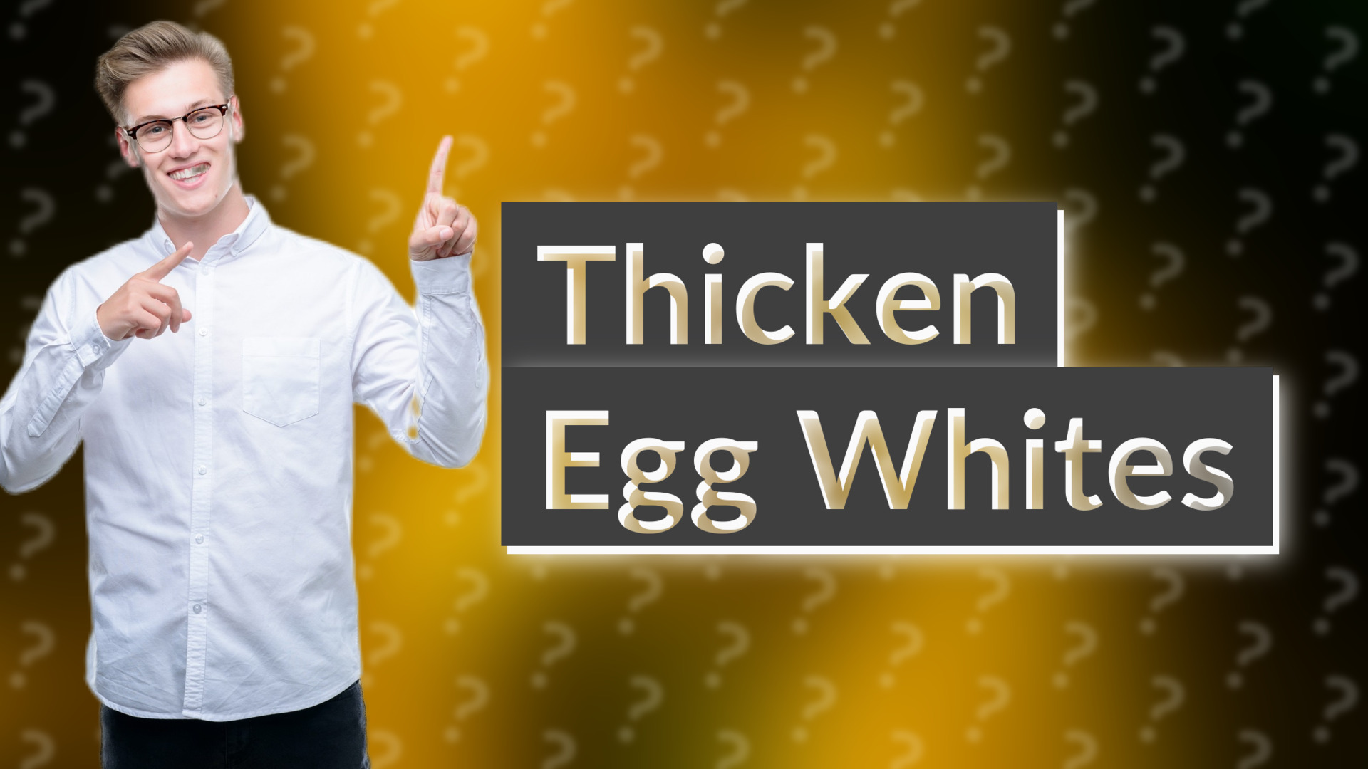 Thicken Egg Whites
