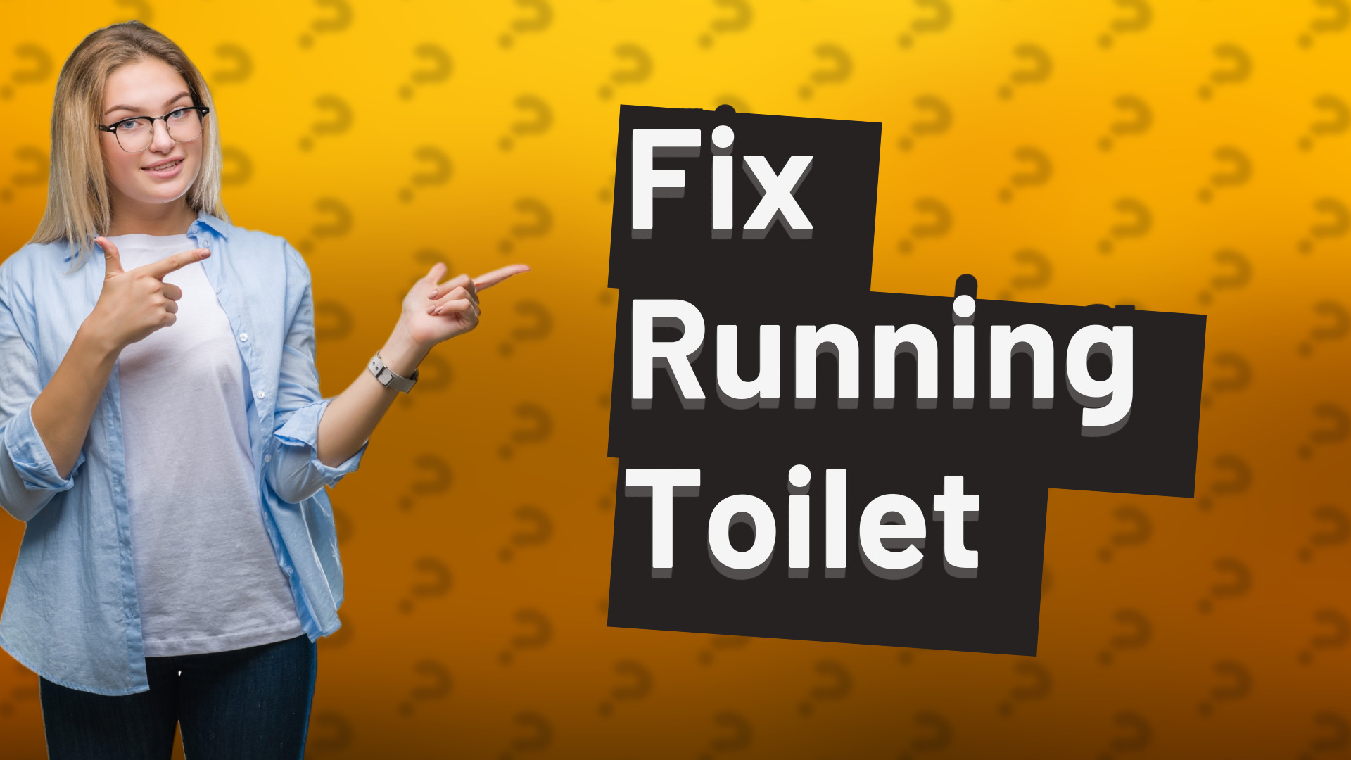 Fix Running Toilet