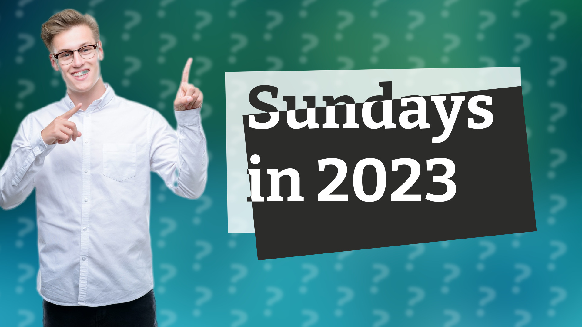 Sundays in 2023
