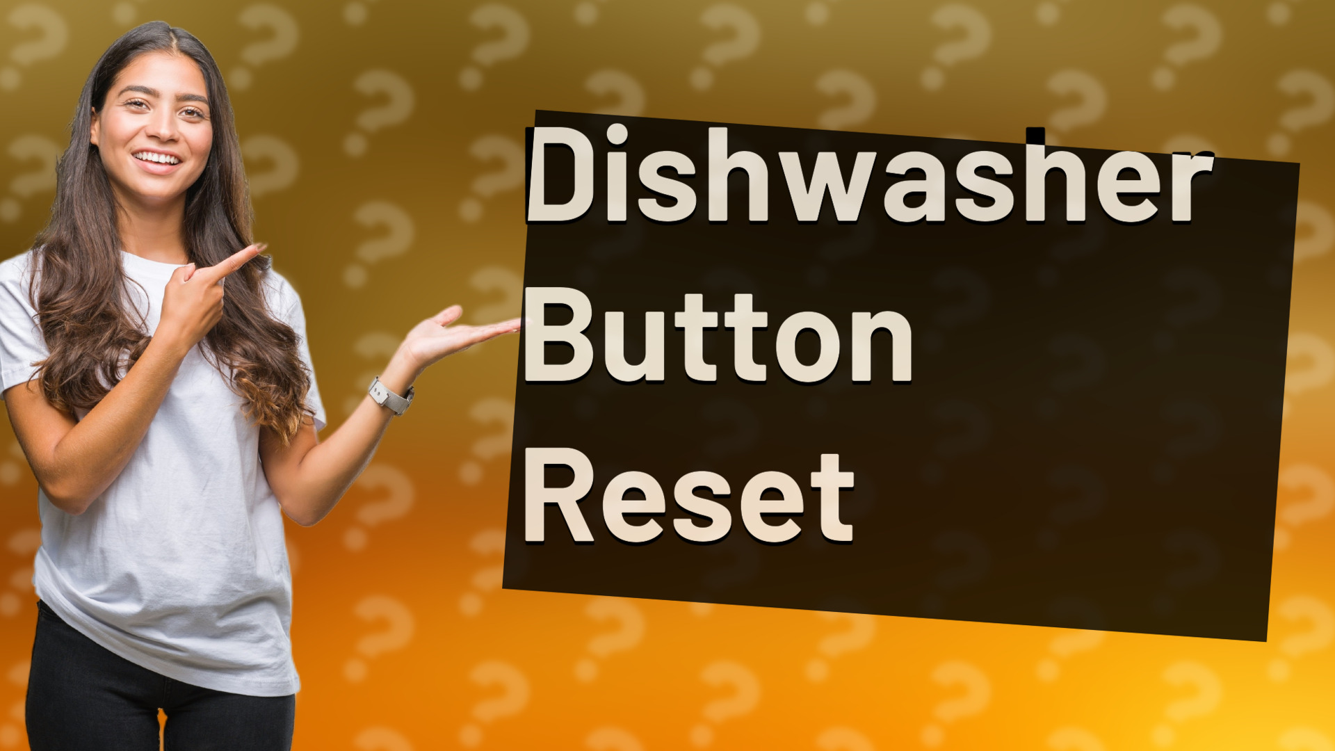 Dishwasher Button Reset
