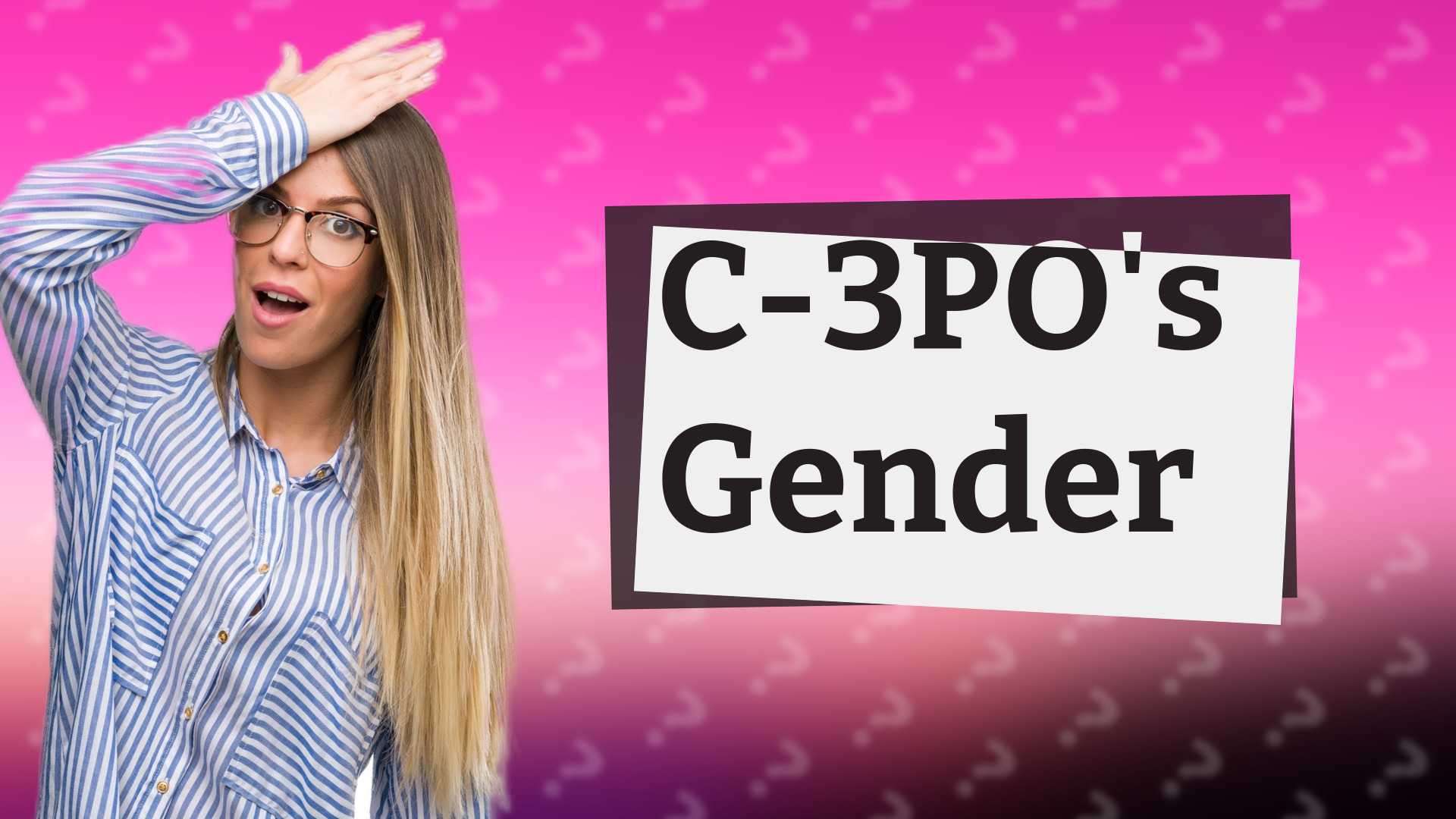 C-3PO's Gender