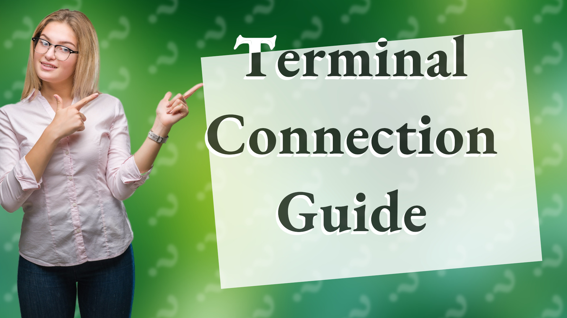 Terminal Connection Guide