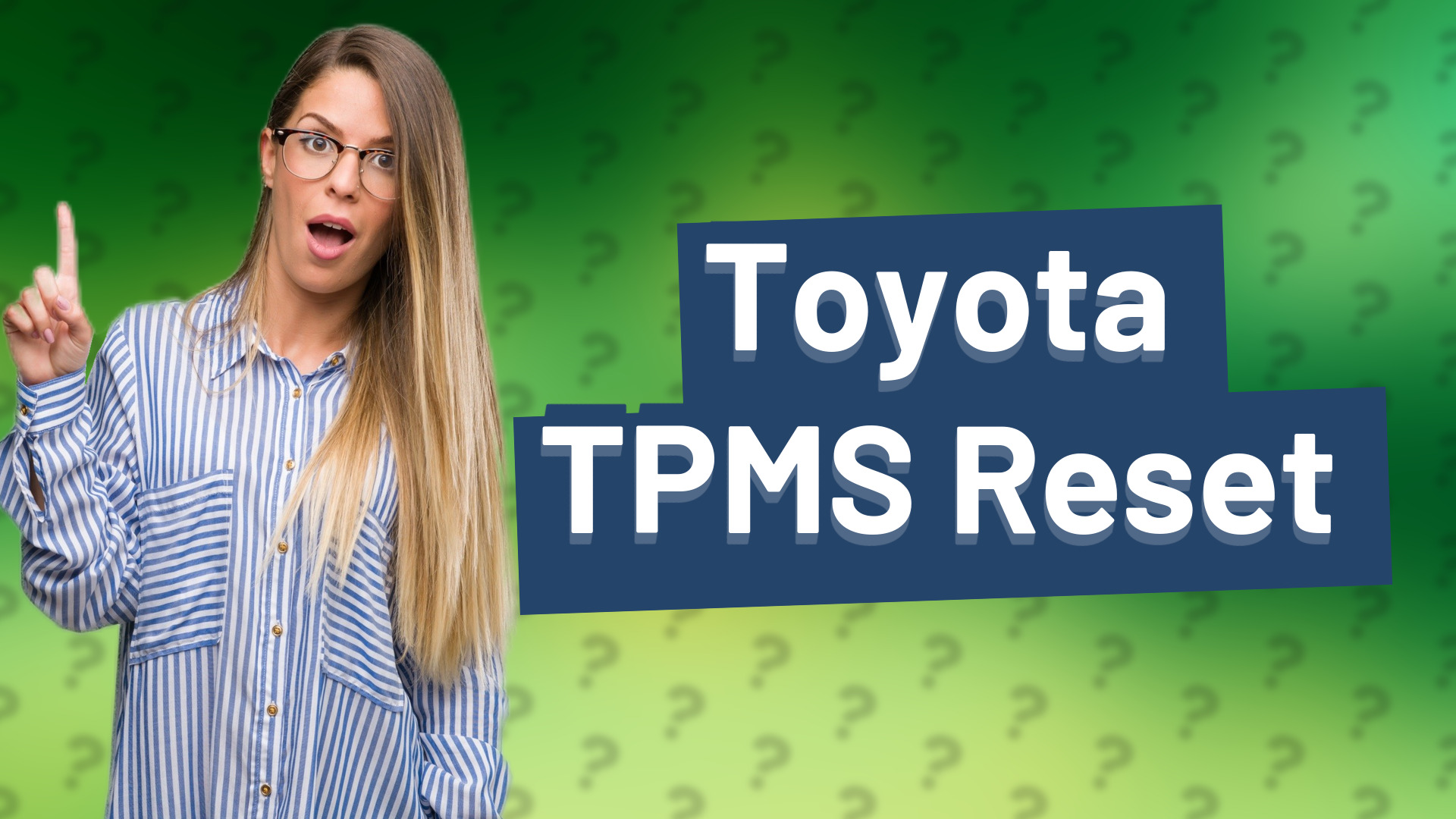 Toyota TPMS Reset
