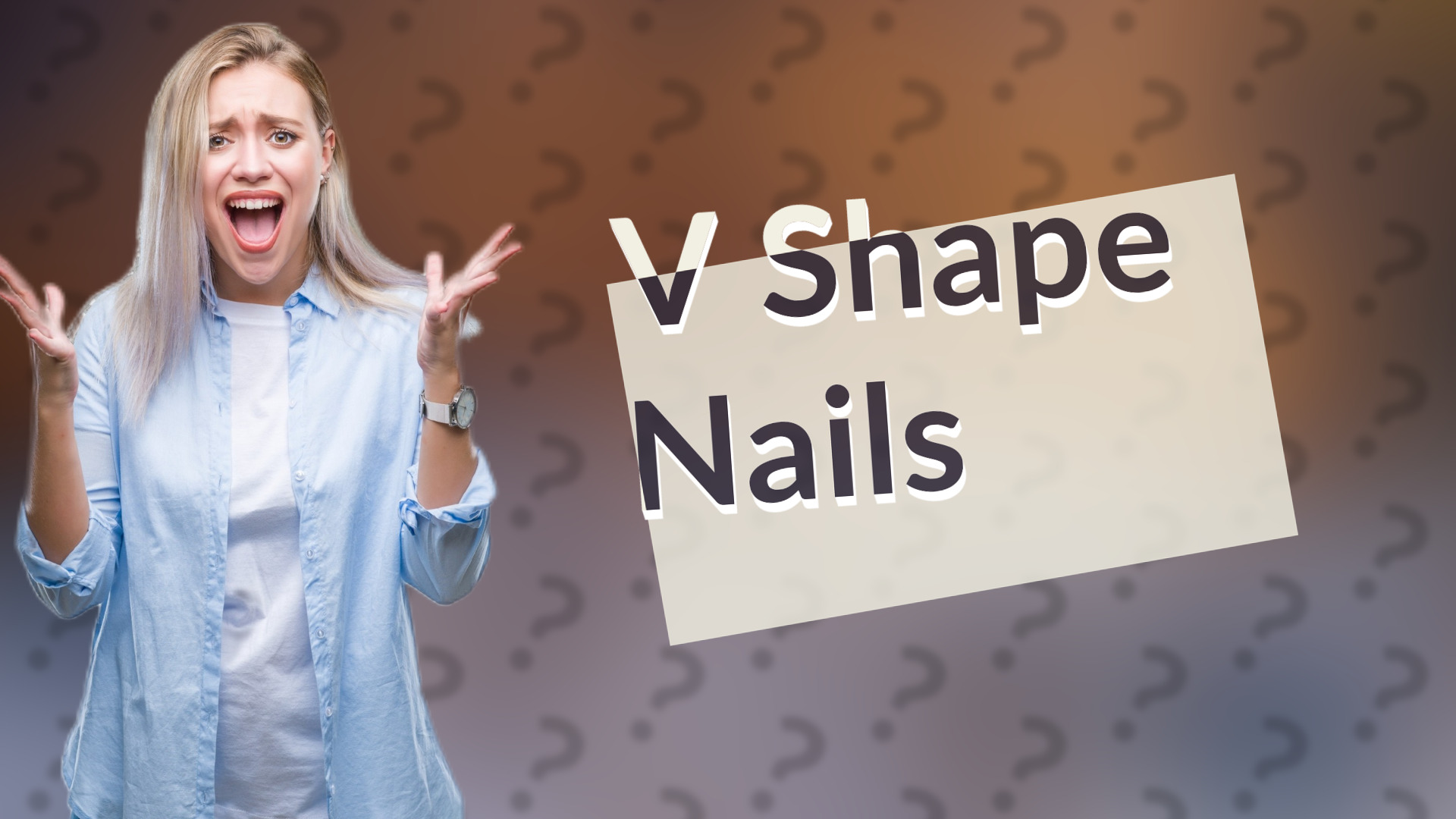 V Shape Nails