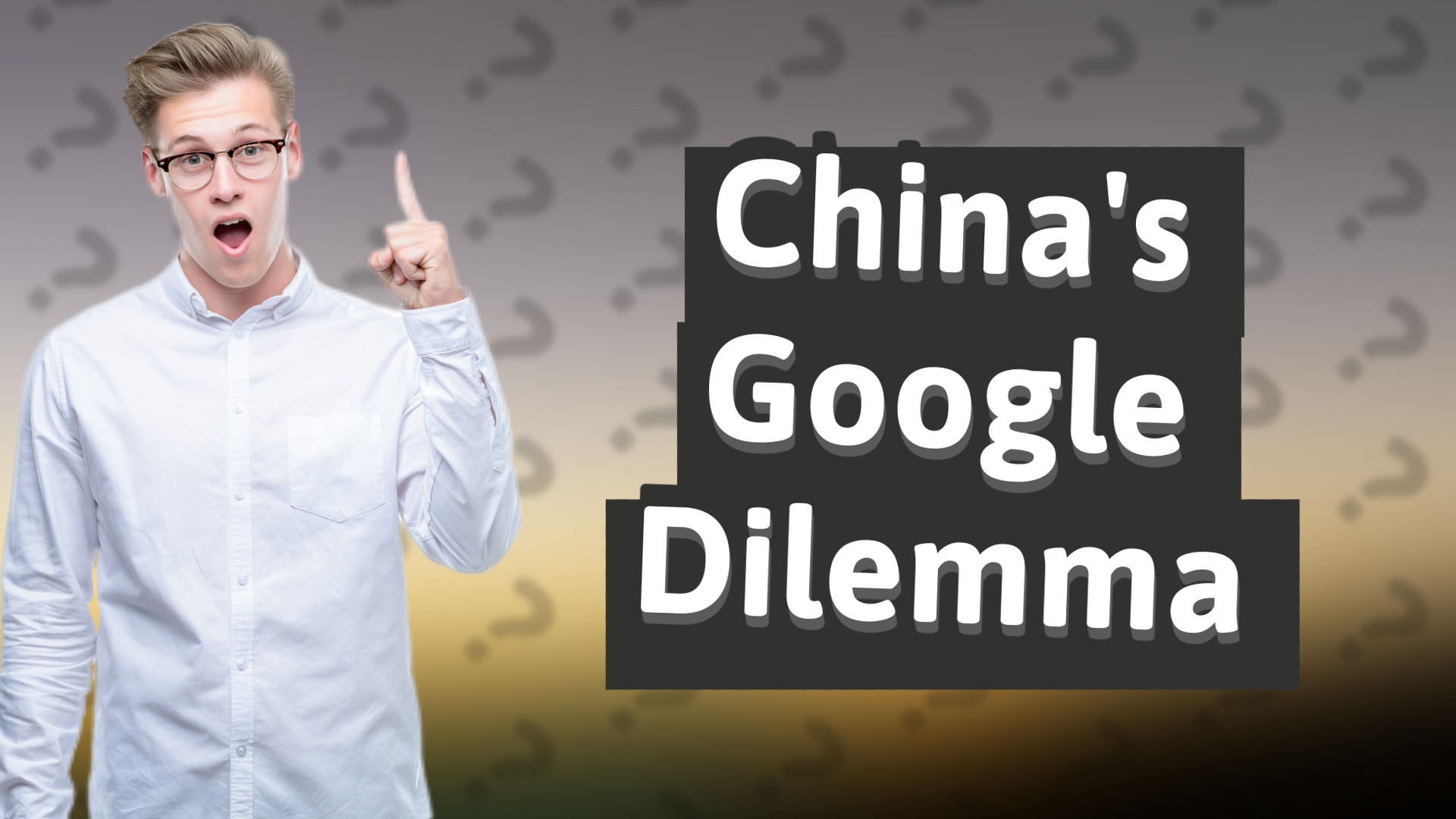 China's Google Dilemma
