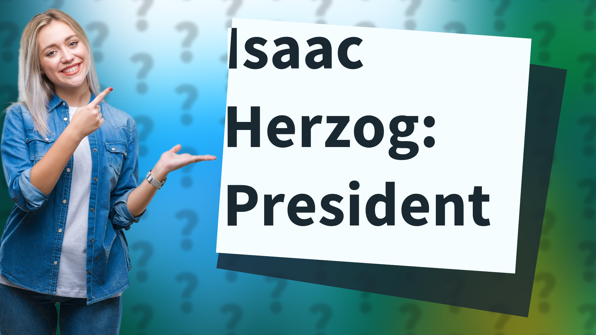 Isaac Herzog: President