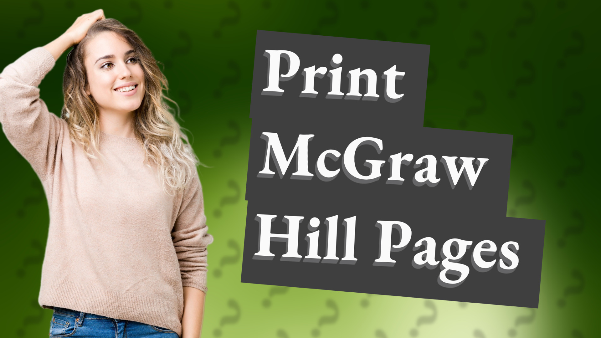 Print McGraw Hill Pages