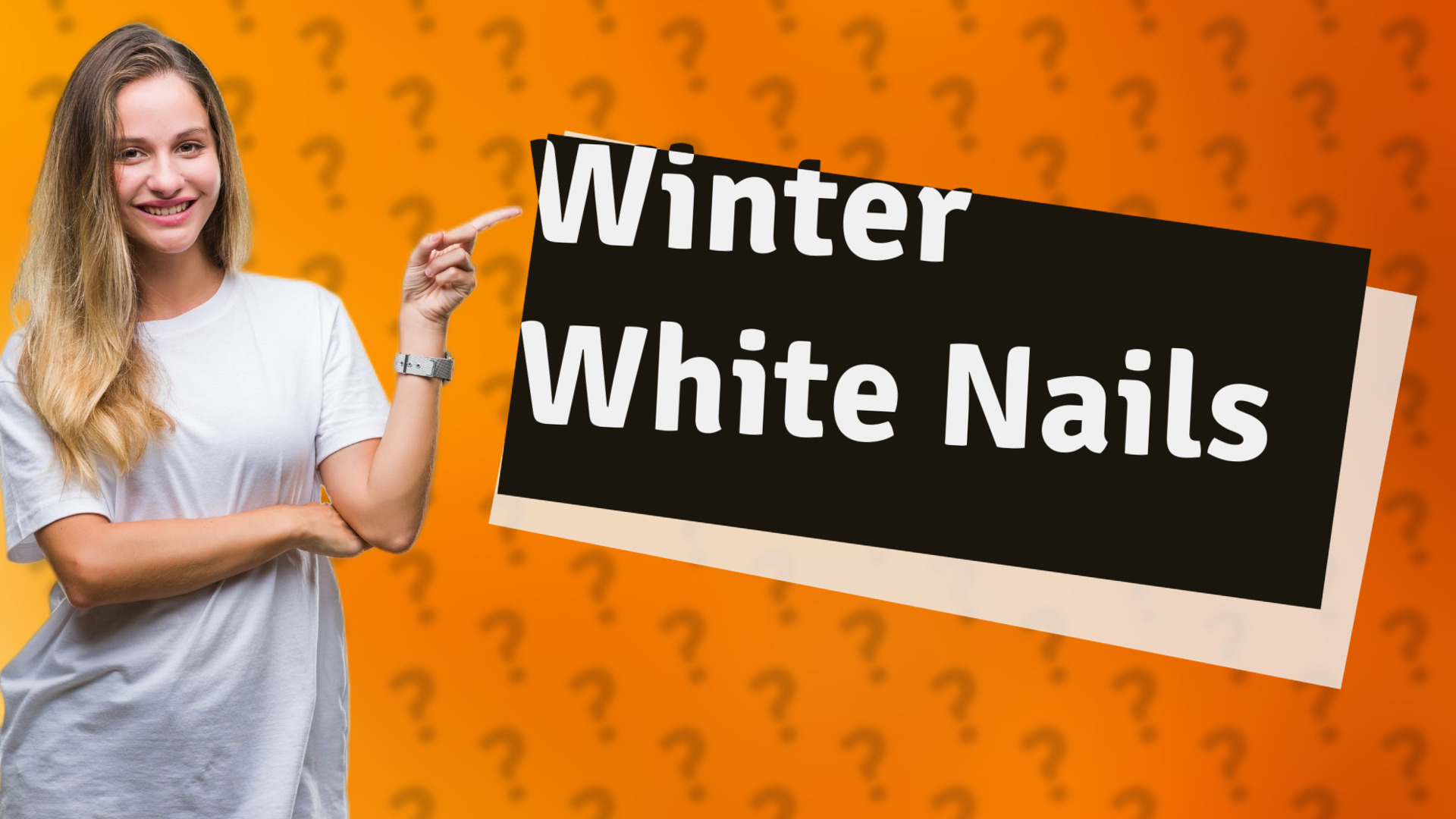 Winter White Nails