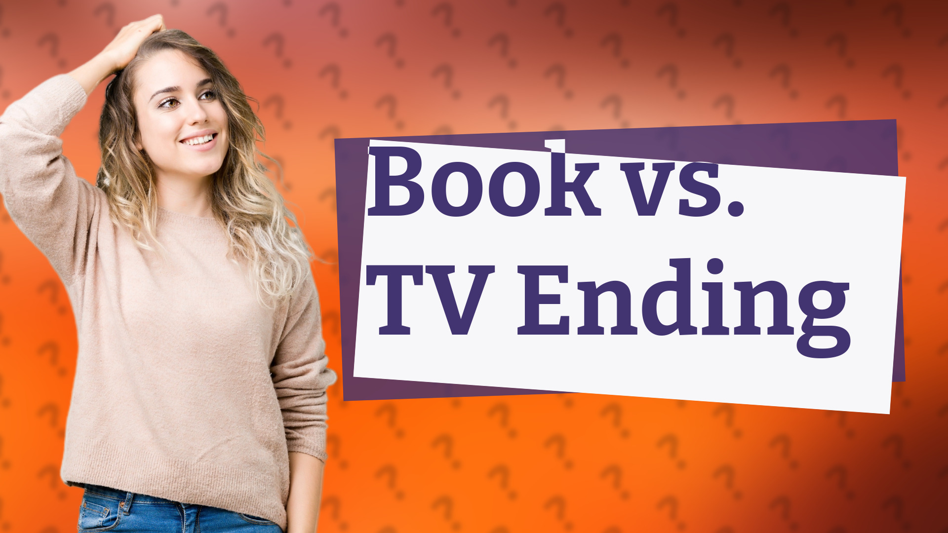 Book vs. TV Ending