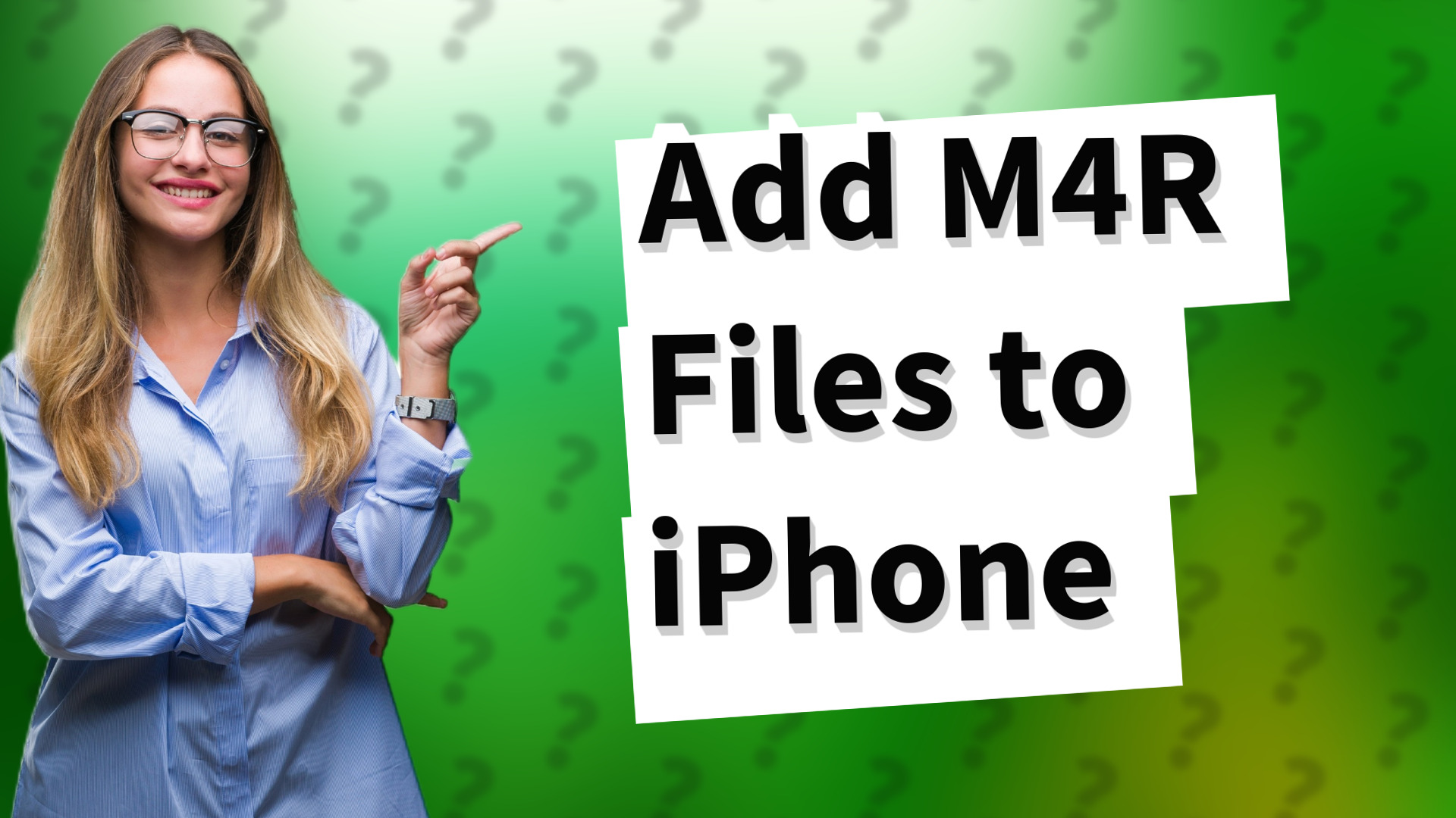 Add M4R Files to iPhone