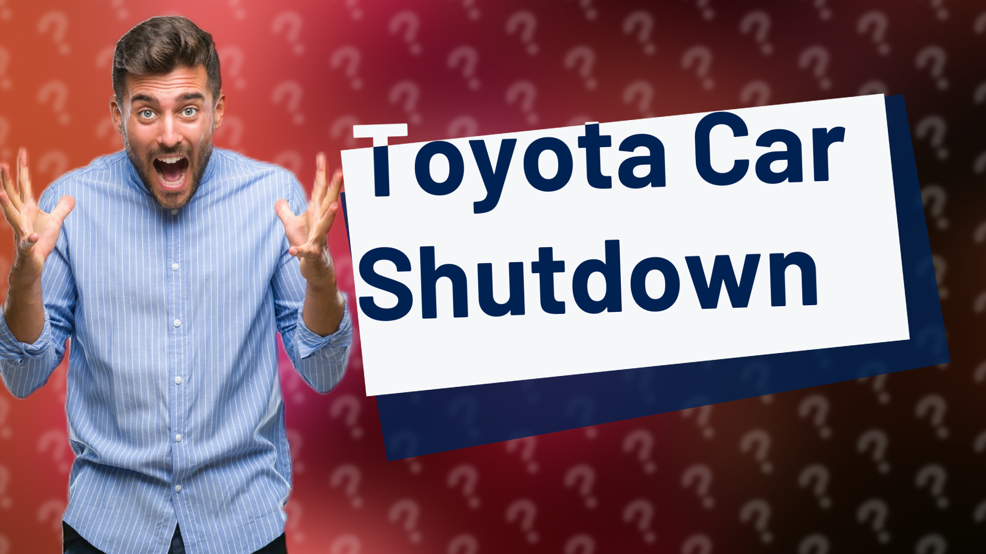 Toyota Car Shutdown