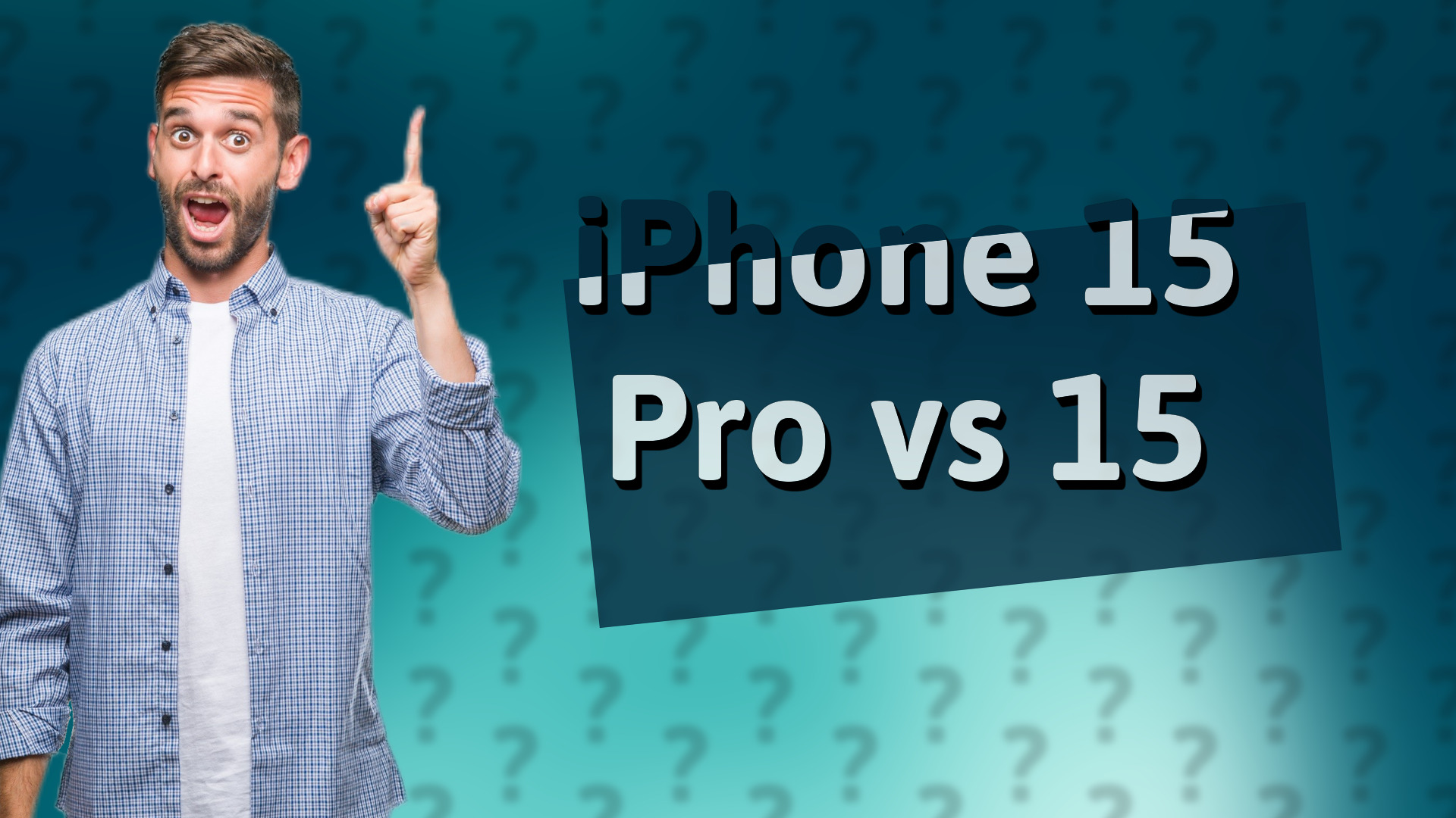 iPhone 15 Pro vs 15
