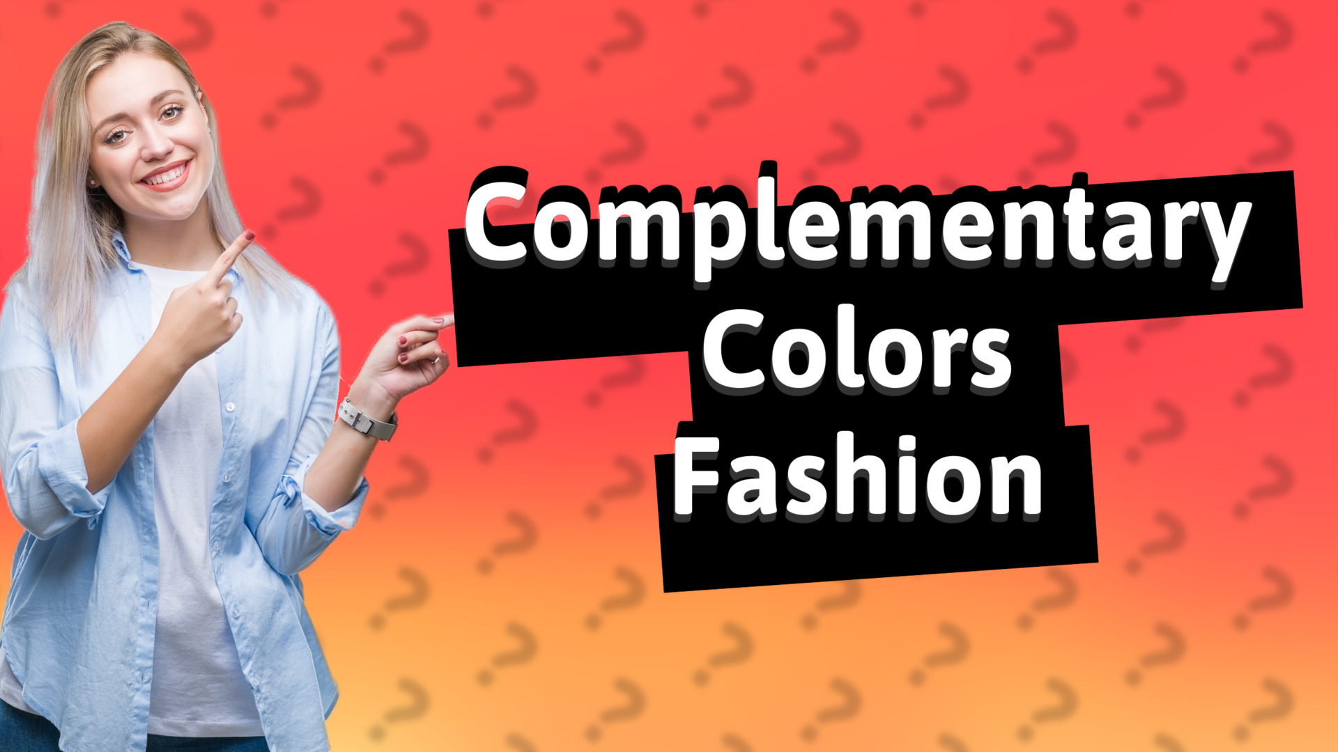 Complementary Colors Fashion