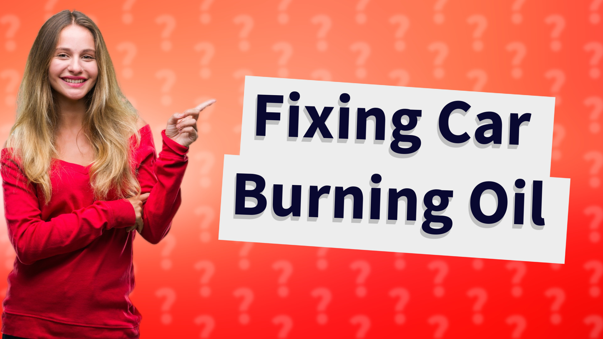 Fixing Car Burning Oil