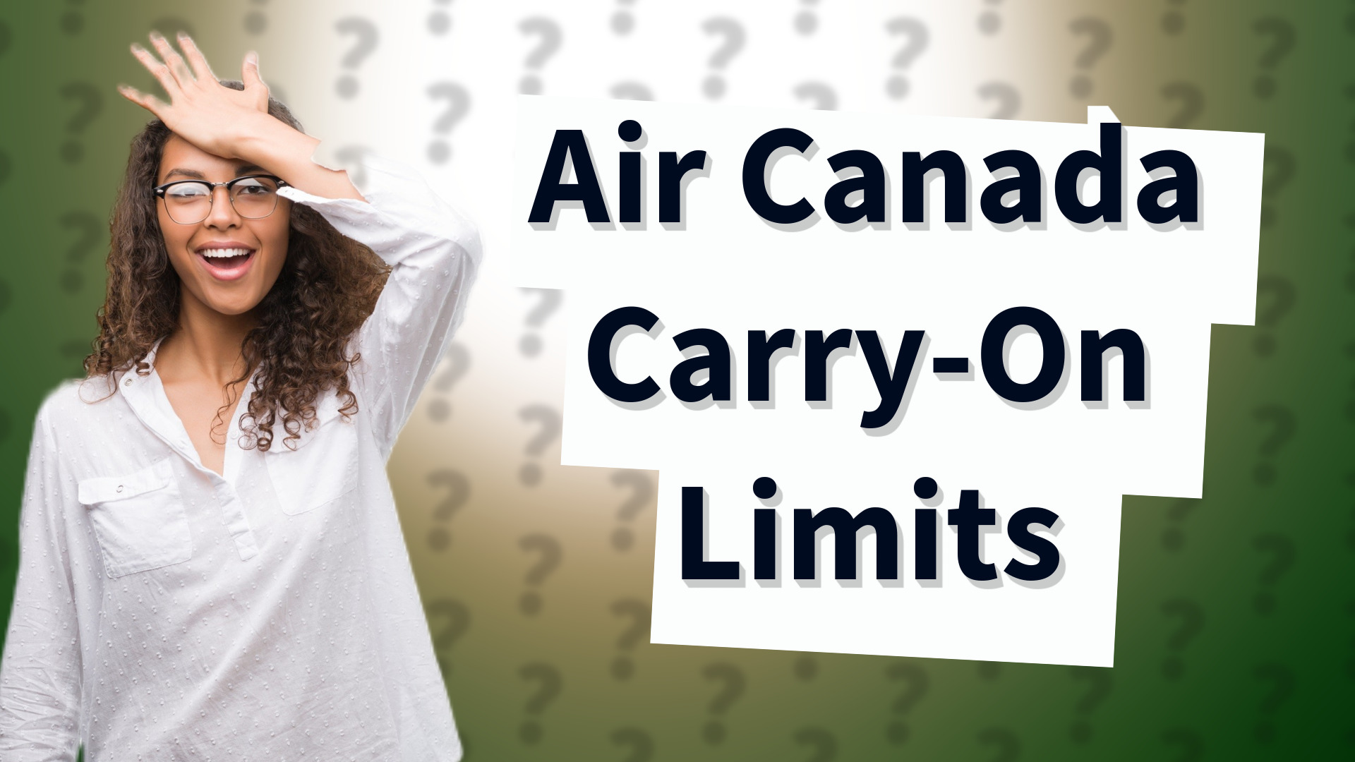 Air Canada Carry-On Limits
