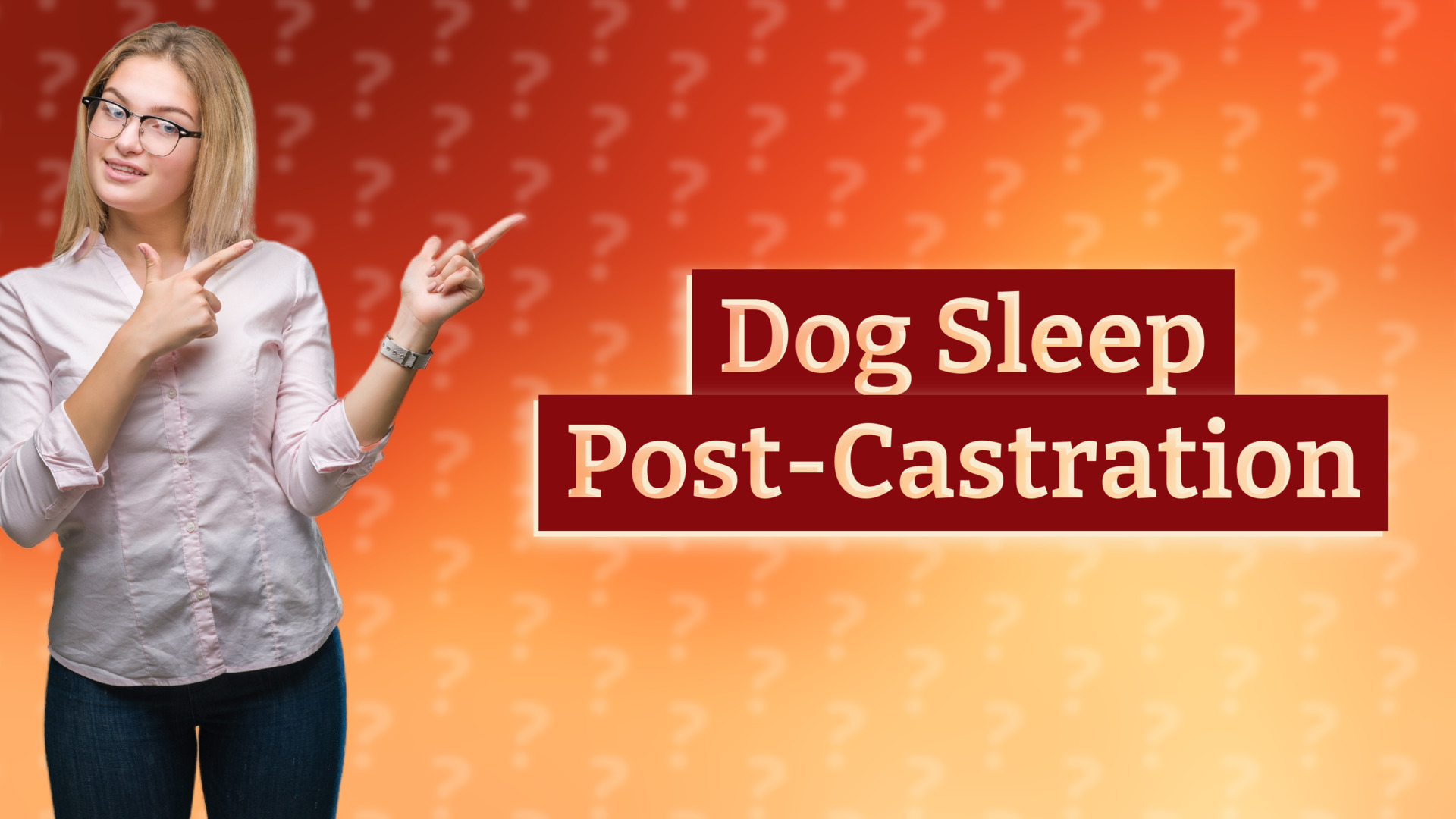 Dog Sleep Post-Castration