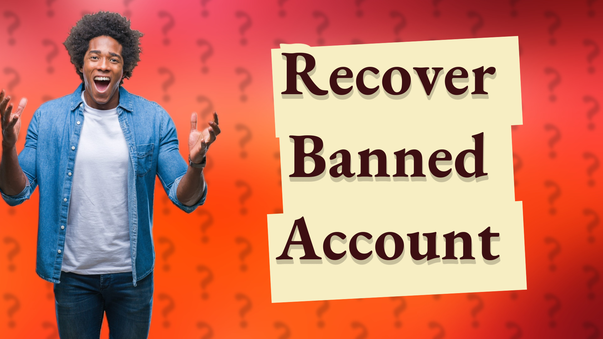 Recover Banned Account