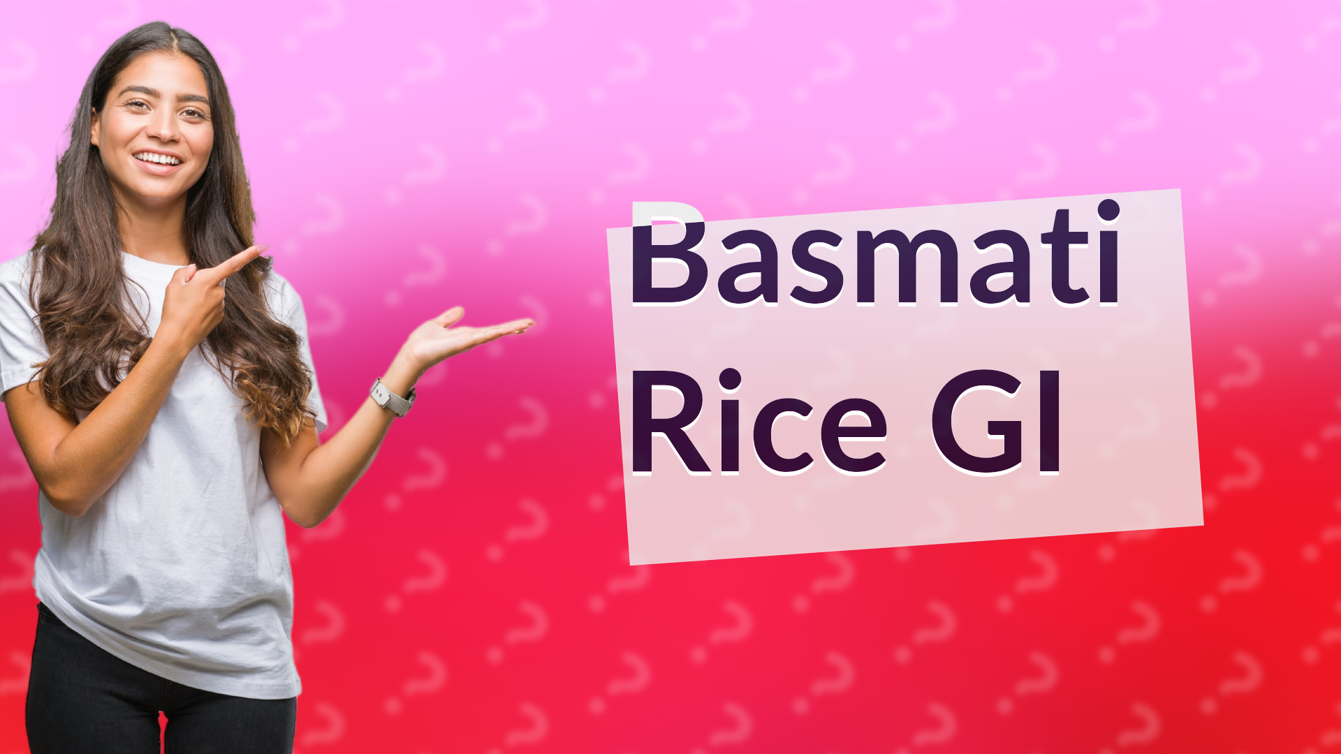 Basmati Rice GI