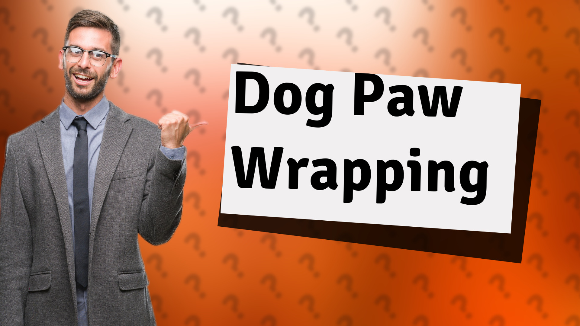 Dog Paw Wrapping