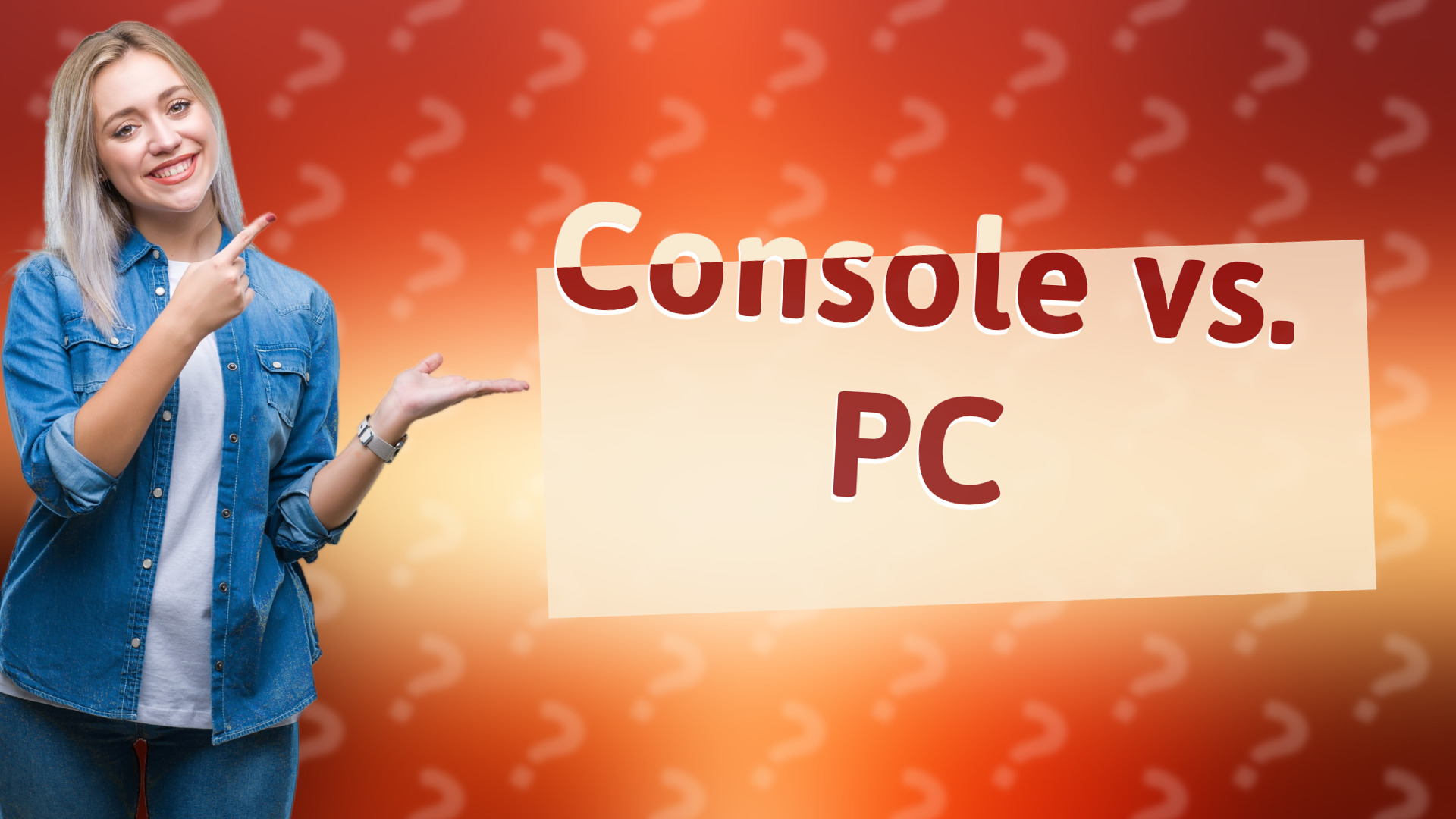 Console vs. PC