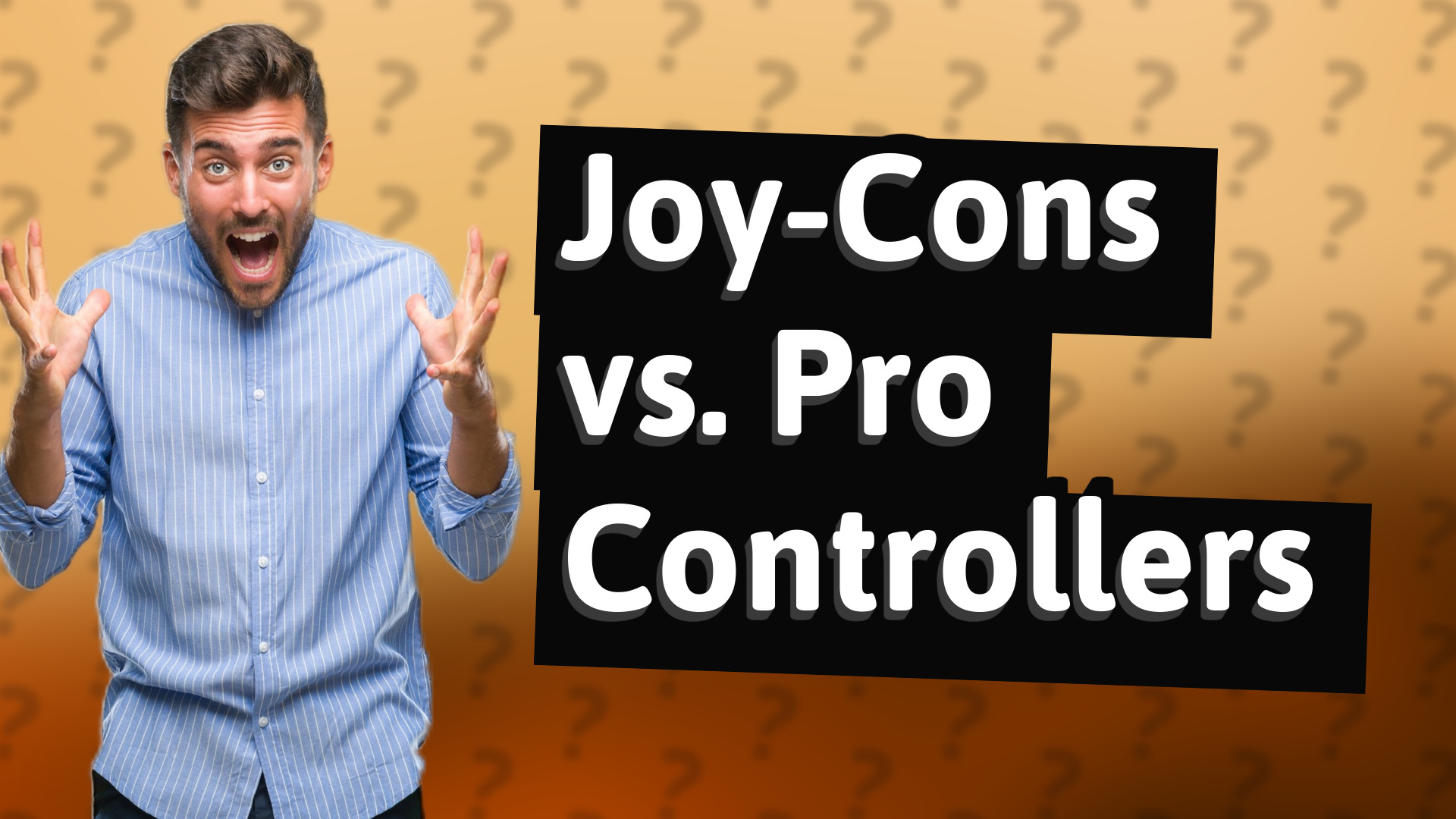 Joy-Cons vs. Pro Controllers