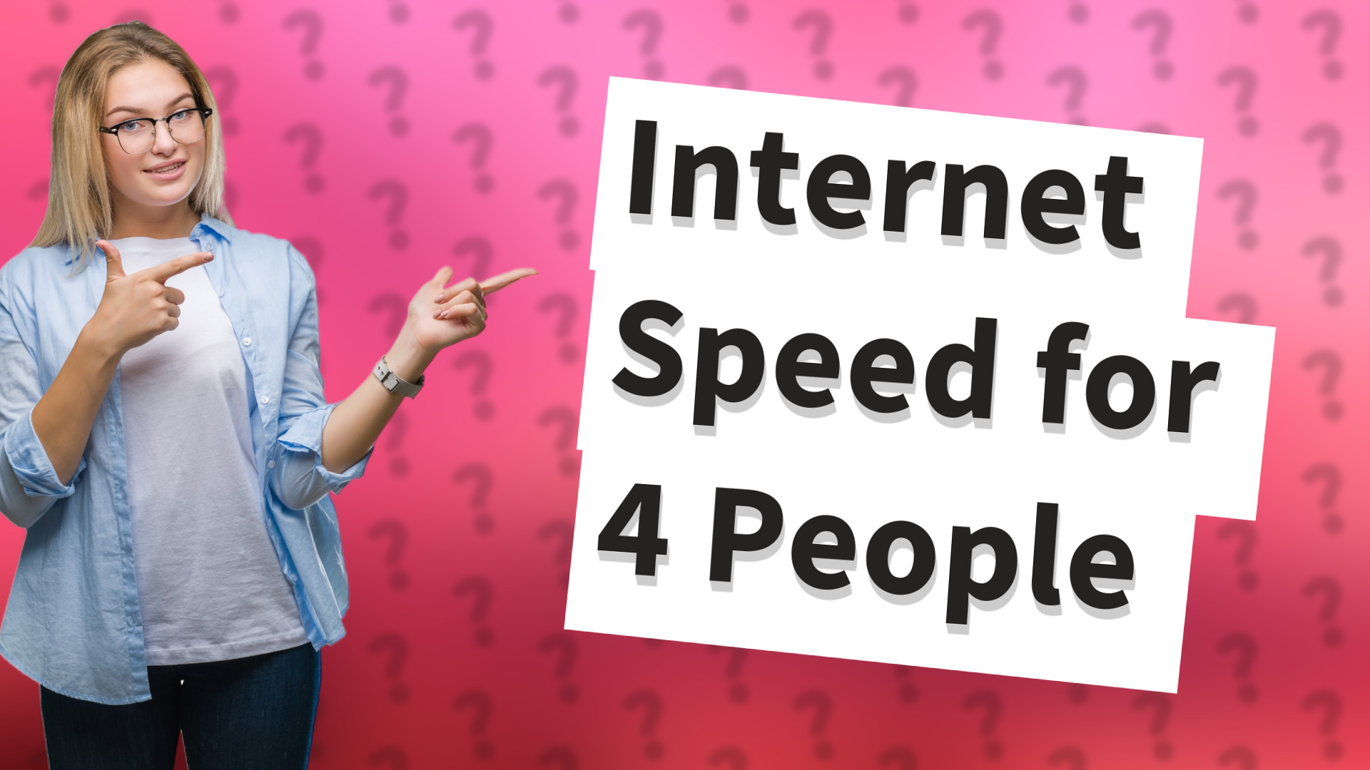 Internet Speed for 4 People