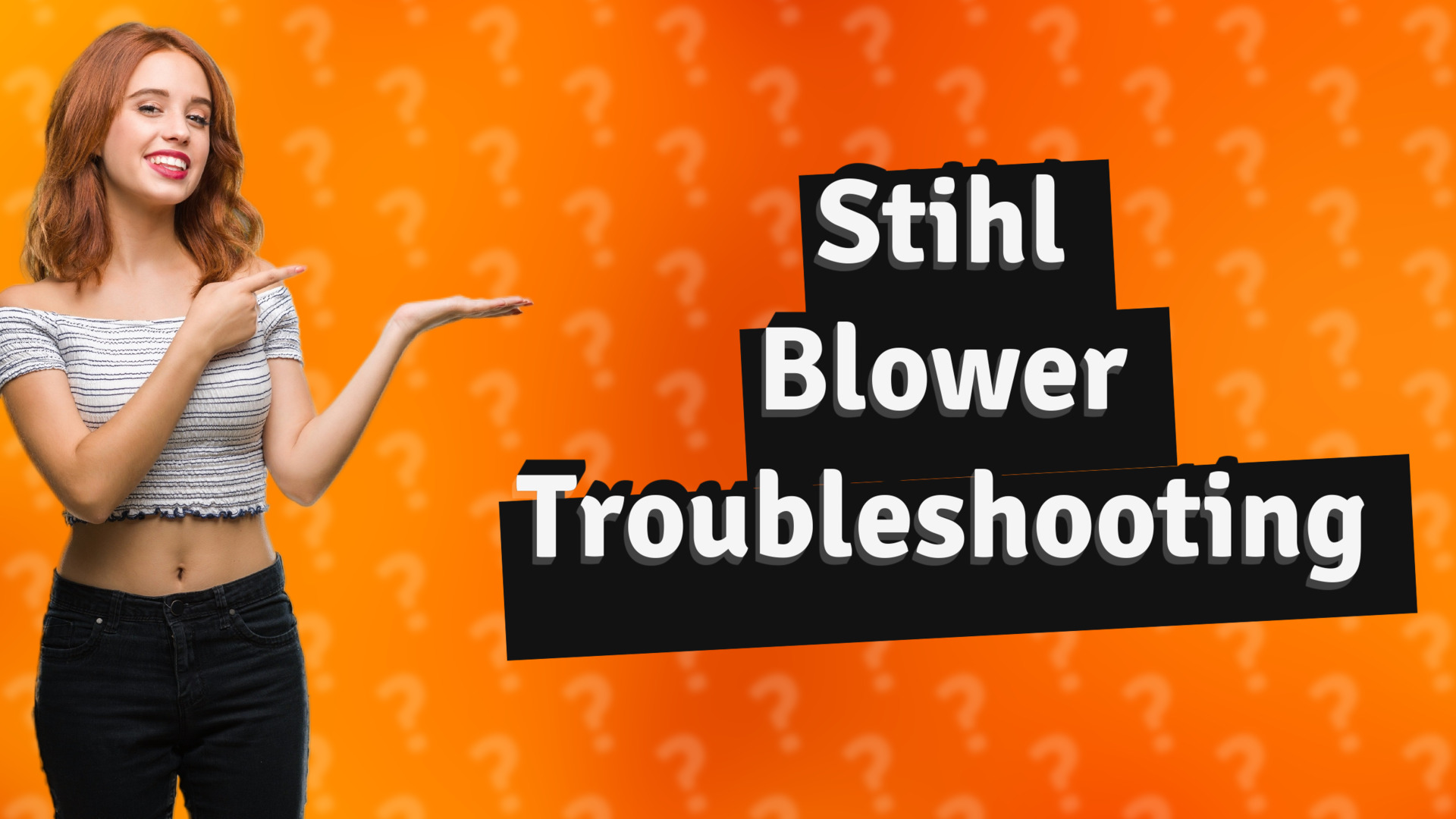 Stihl Blower Troubleshooting