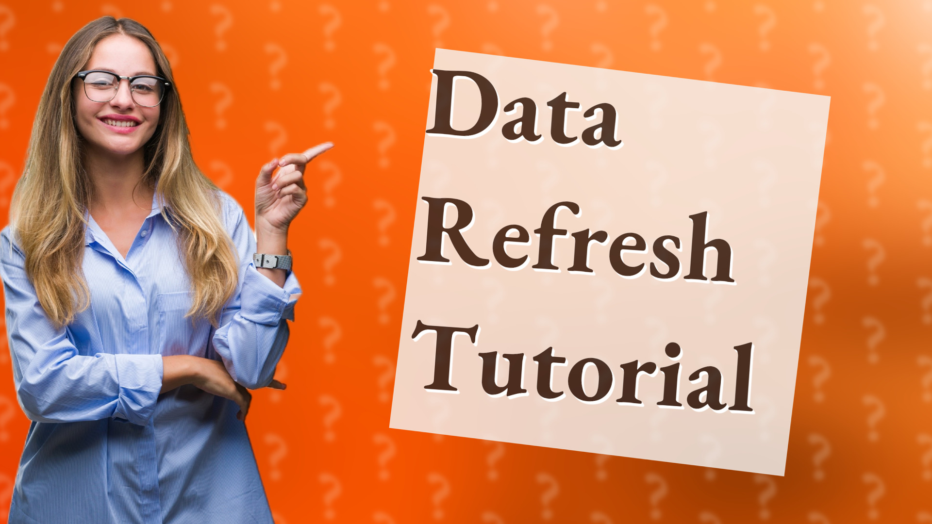 Data Refresh Tutorial
