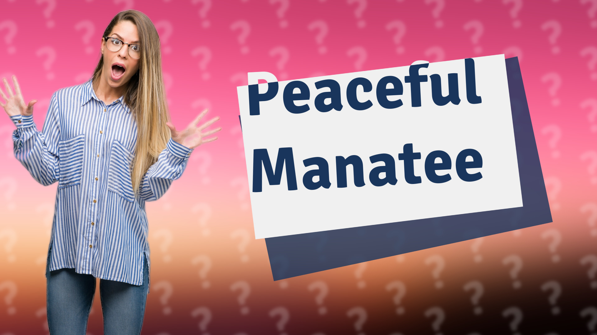 Peaceful Manatee