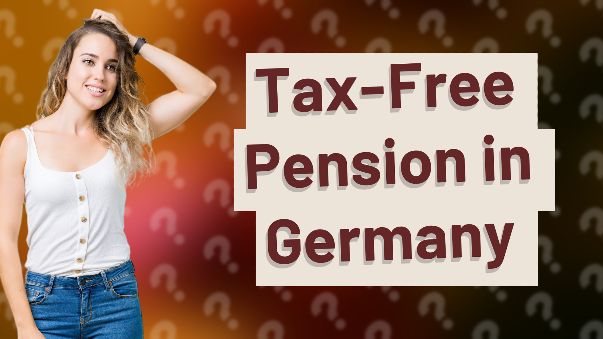 Tax-Free Pension in Germany