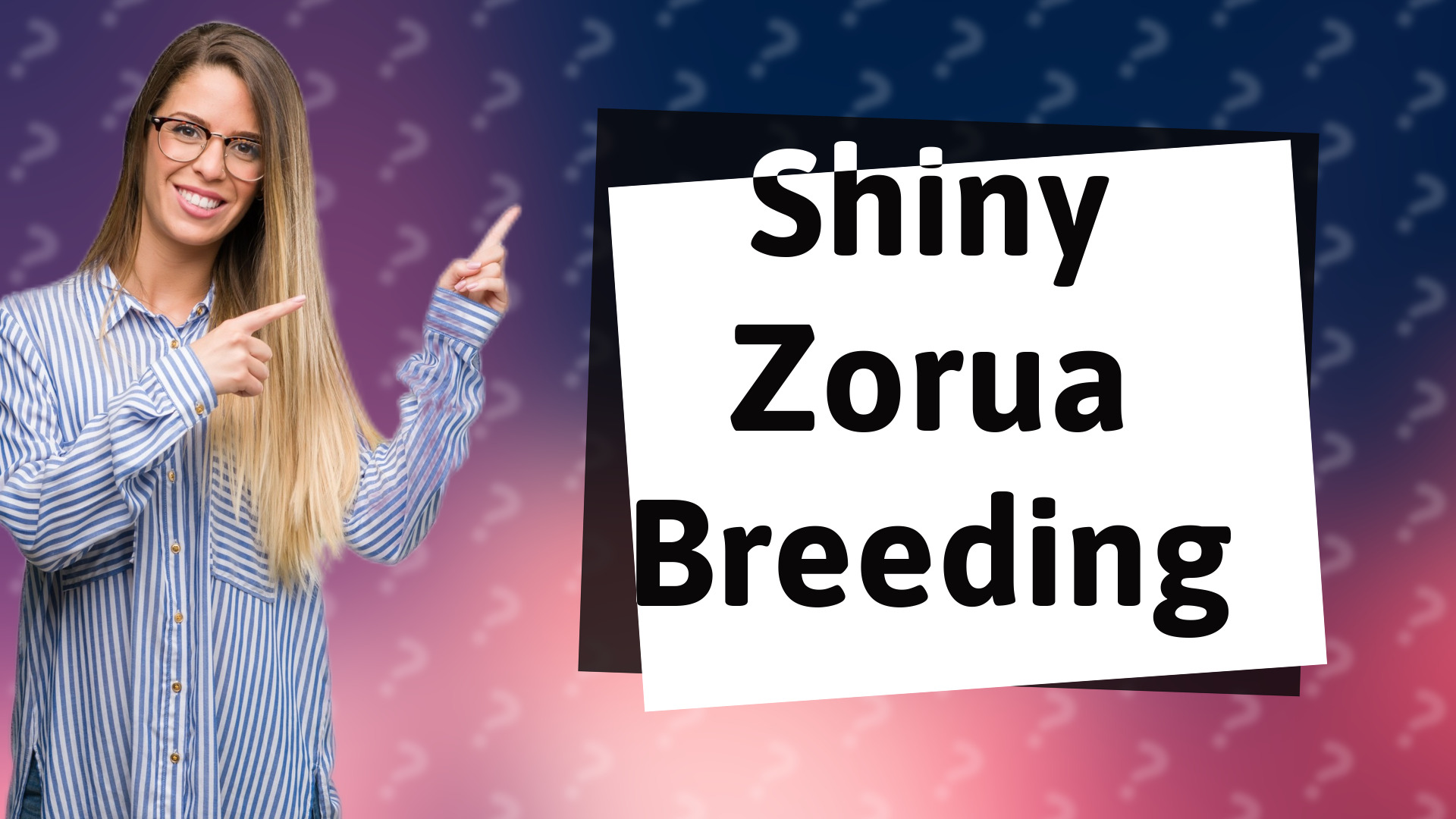 Shiny Zorua Breeding