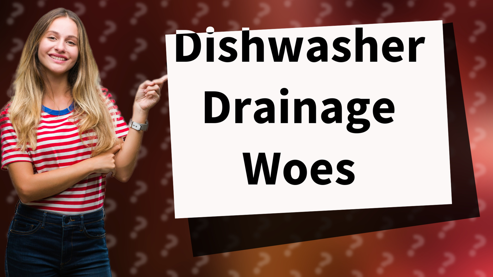 Dishwasher Drainage Woes