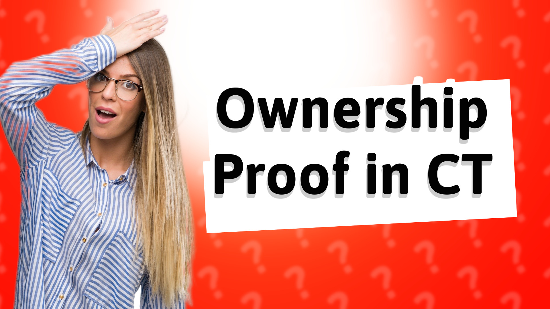 Ownership Proof in CT
