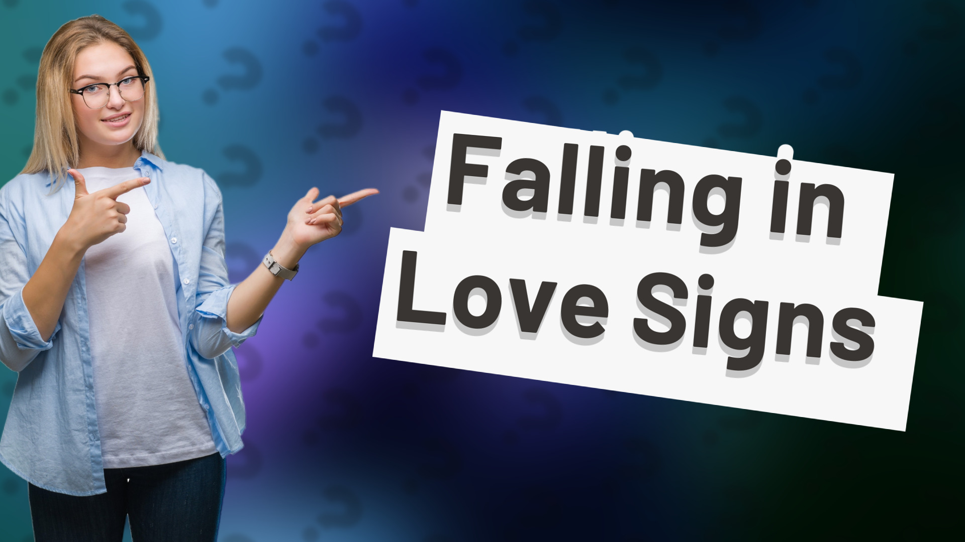 Falling in Love Signs