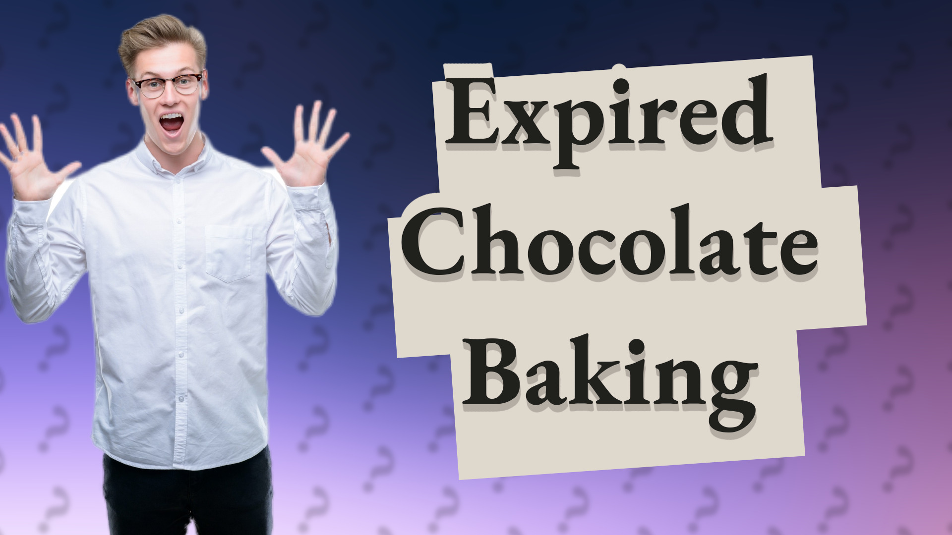 Expired Chocolate Baking