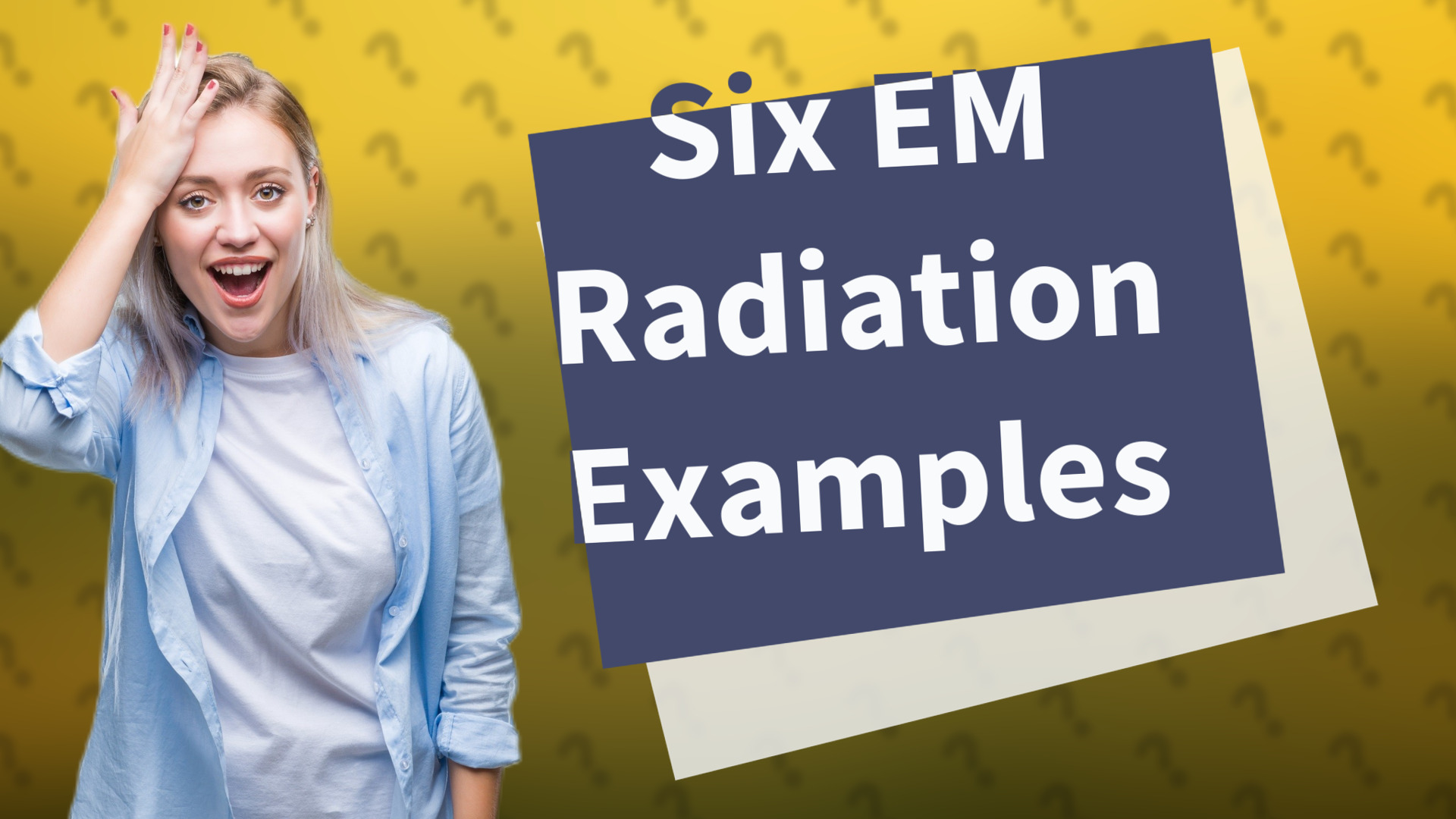 Six EM Radiation Examples