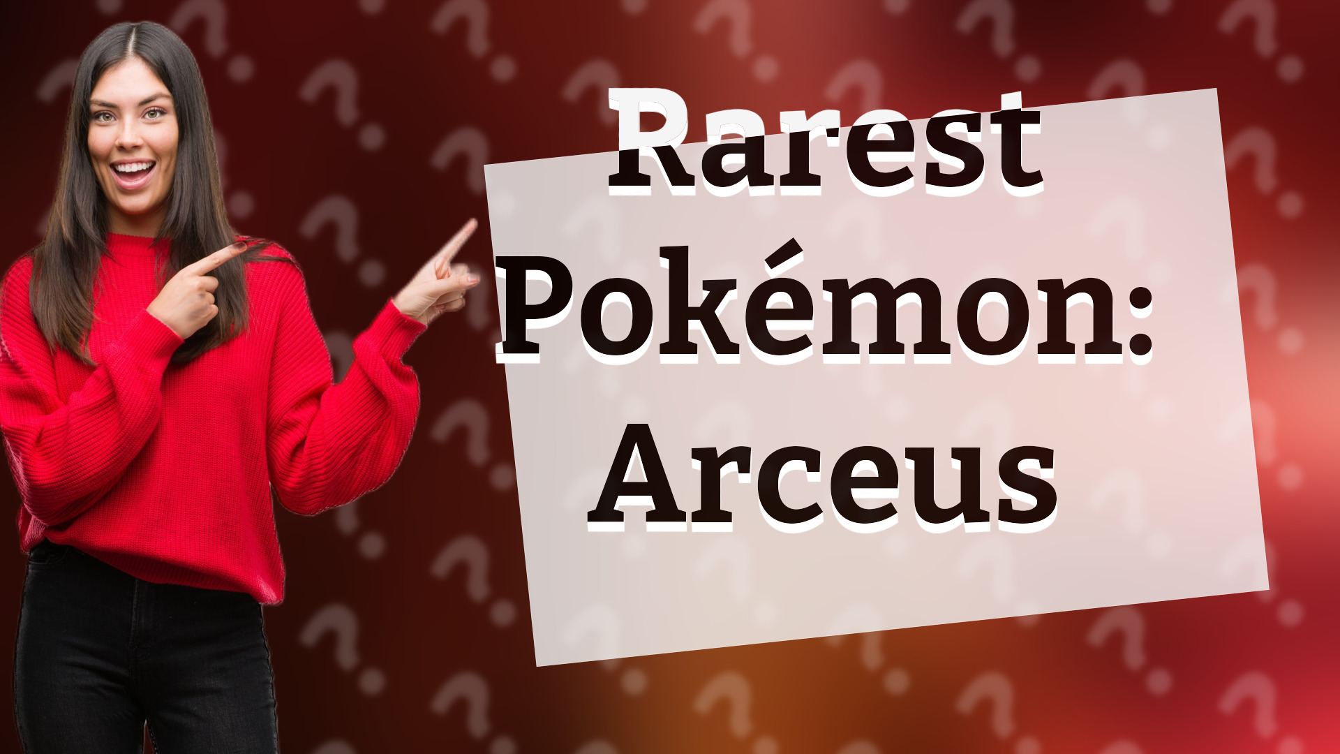 Rarest Pokémon: Arceus