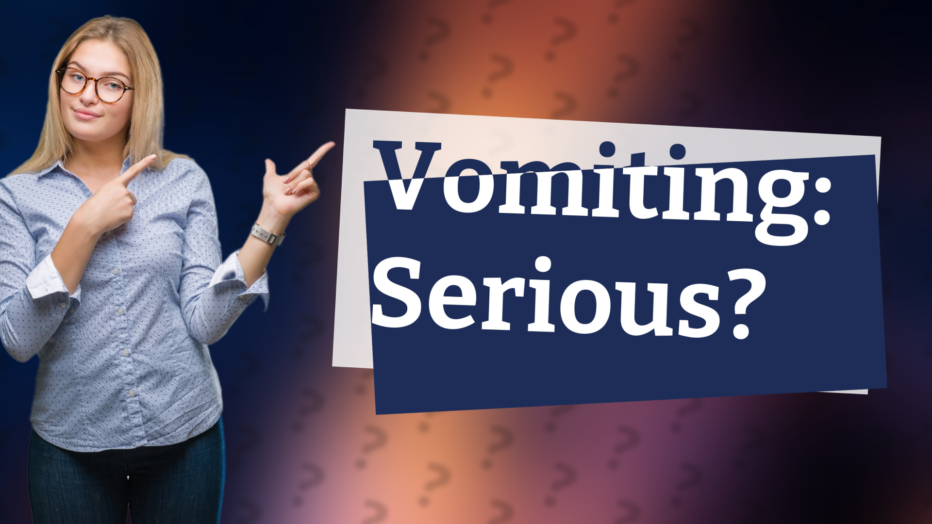 Vomiting: Serious?
