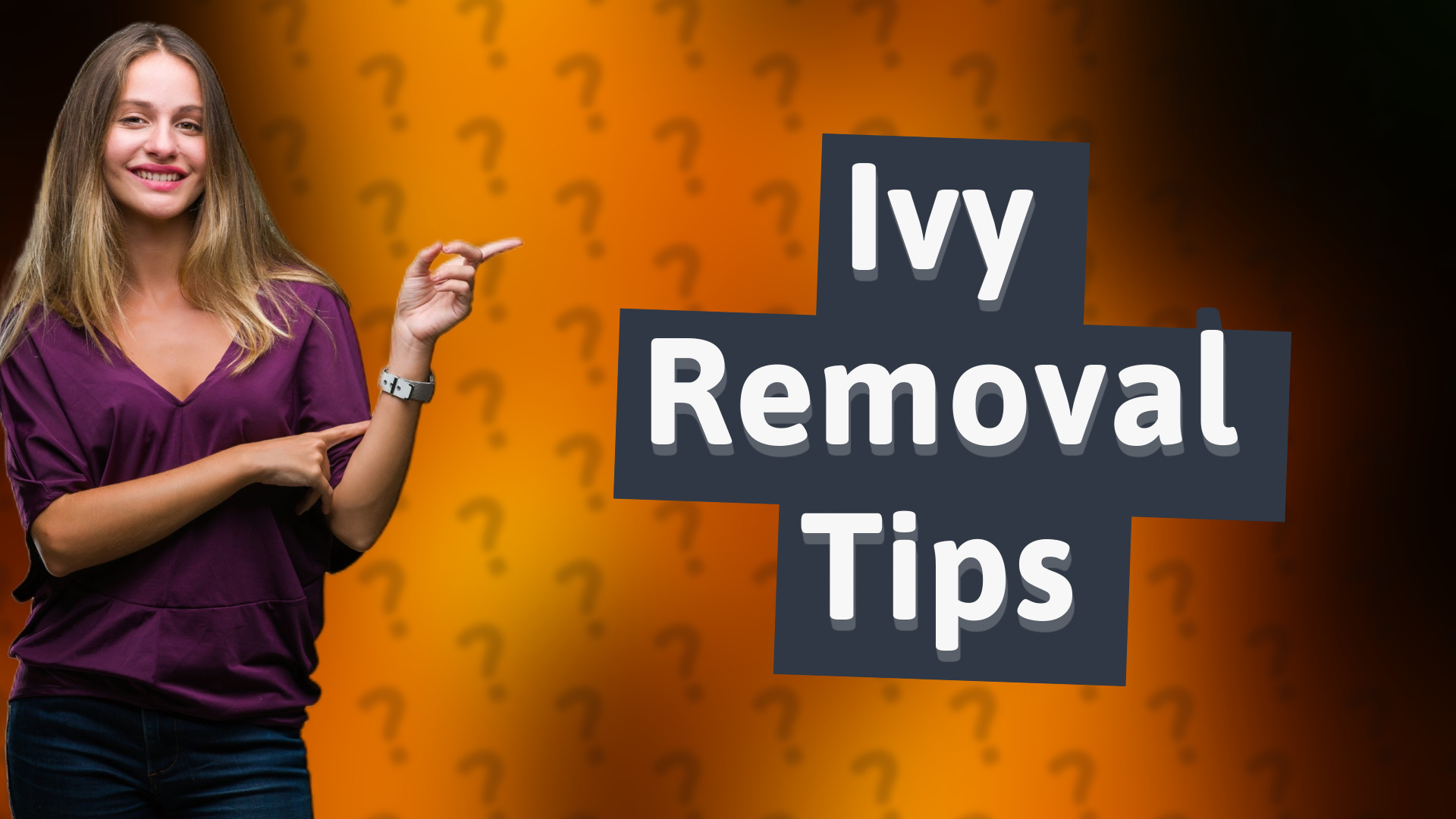 Ivy Removal Tips